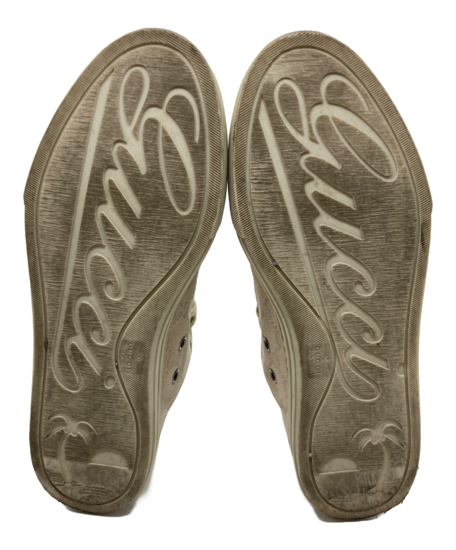 中古・古着通販】GUCCI (グッチ) GGキャンバス ハイカットスニーカー