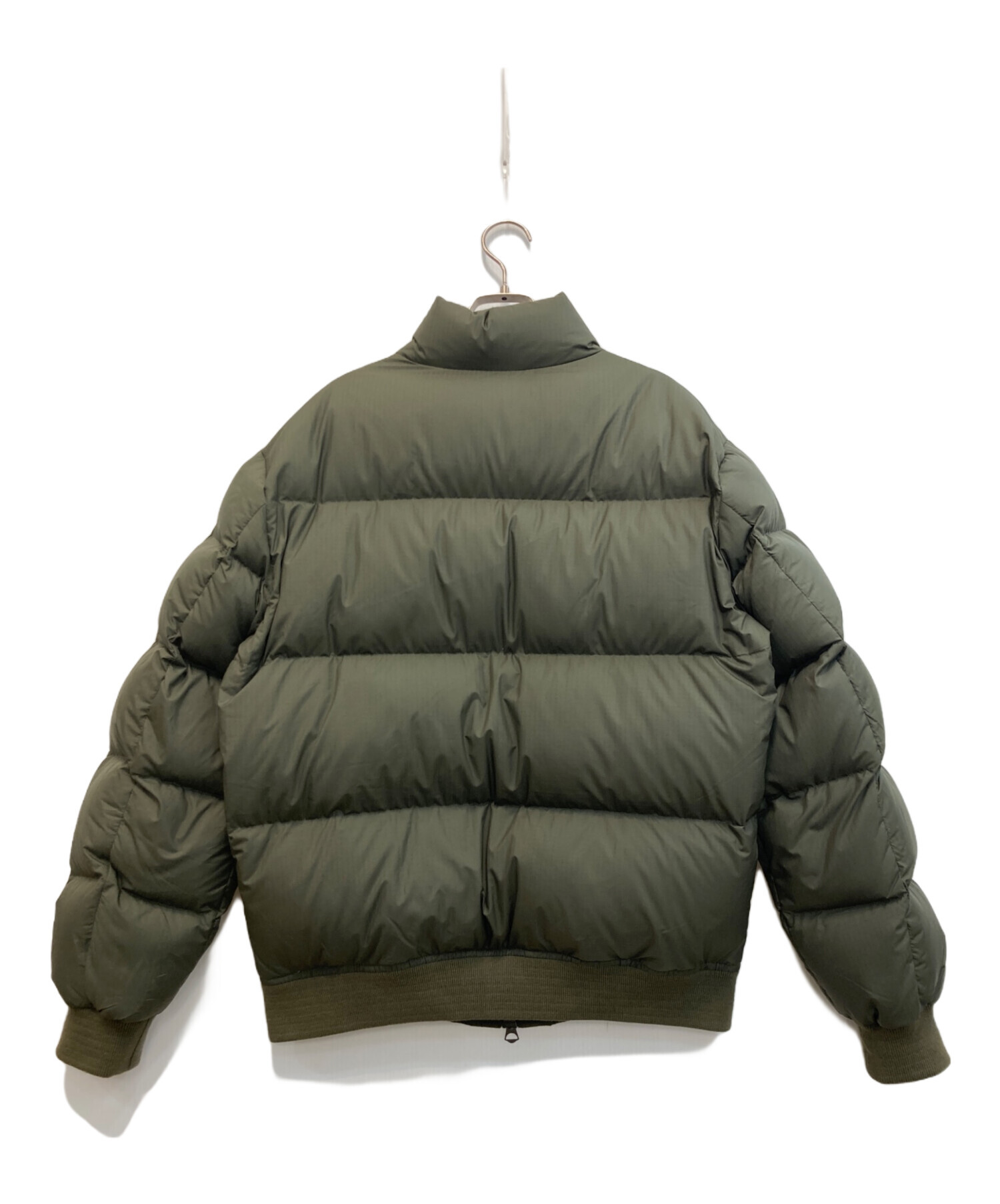 ポロラルフローレン ダウンジャケット バイカラー カーキ ブラック 光沢 ヌプシ 中古・古着通販】POLO RALPH LAUREN (ポロ・ラルフローレン