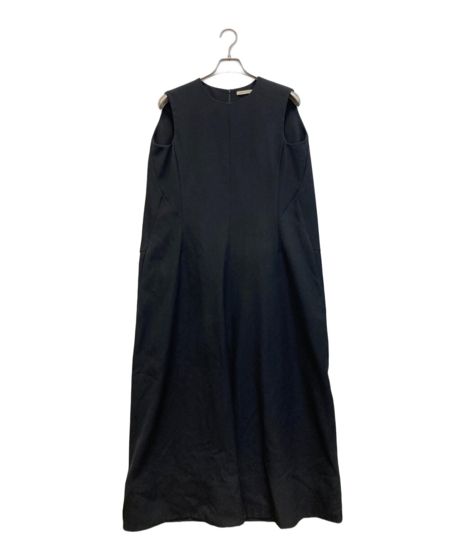 HARUNOBUMURATA GIULIA ノースリーブ ブラック 38 中古・古着通販】HARUNOBUMURATA (ハルノブ ムラタ) GIULIA ウール