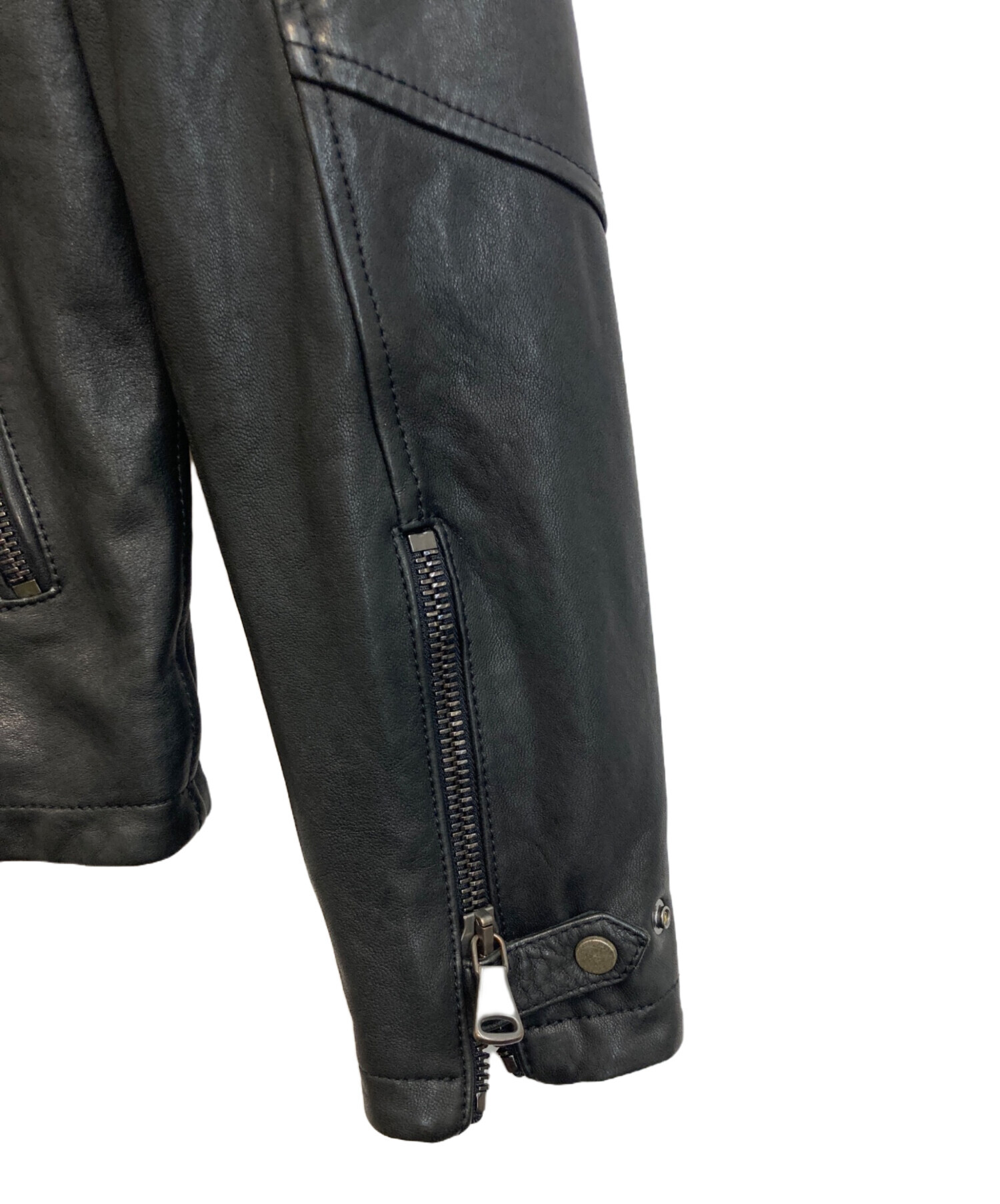 中古・古着通販】GARRETT (ギャレット) ラムレザーダブルライダース