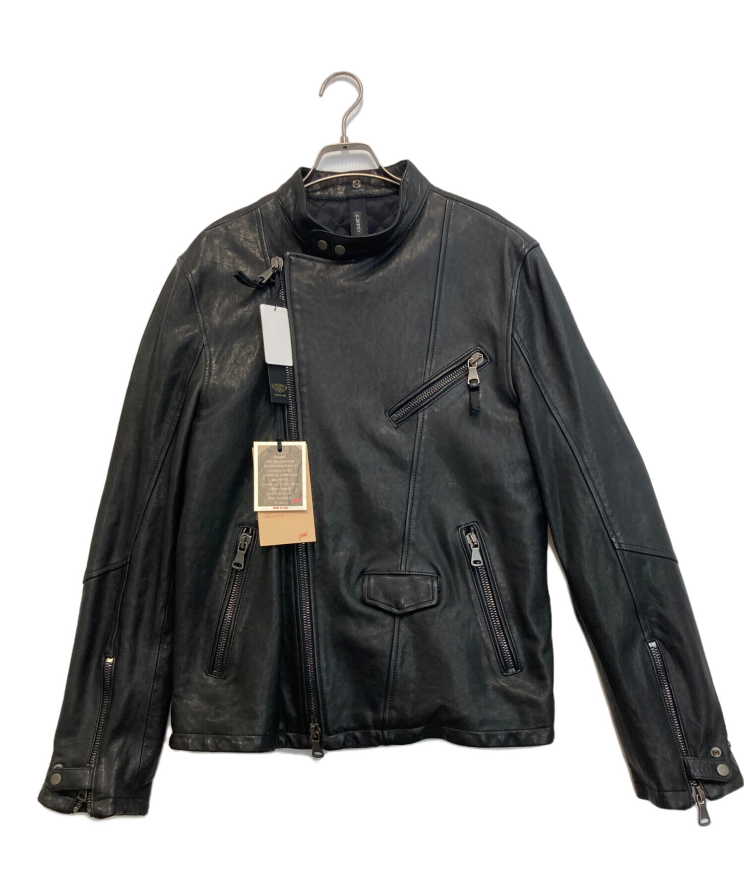 中古・古着通販】GARRETT (ギャレット) ラムレザーダブルライダース