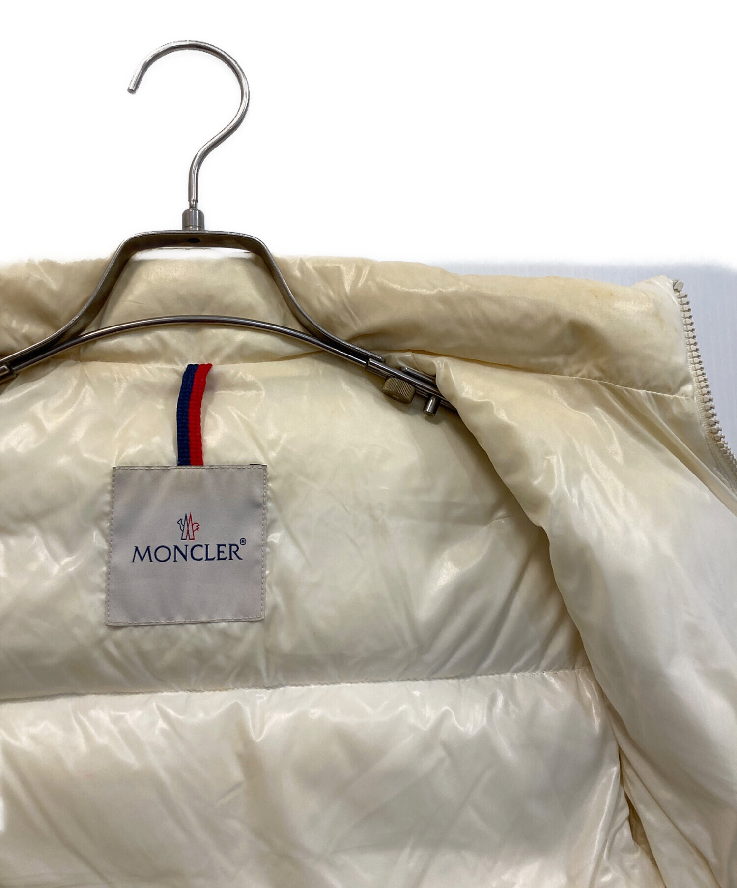 中古・古着通販】MONCLER (モンクレール) GHANY/ダウンベスト ホワイト