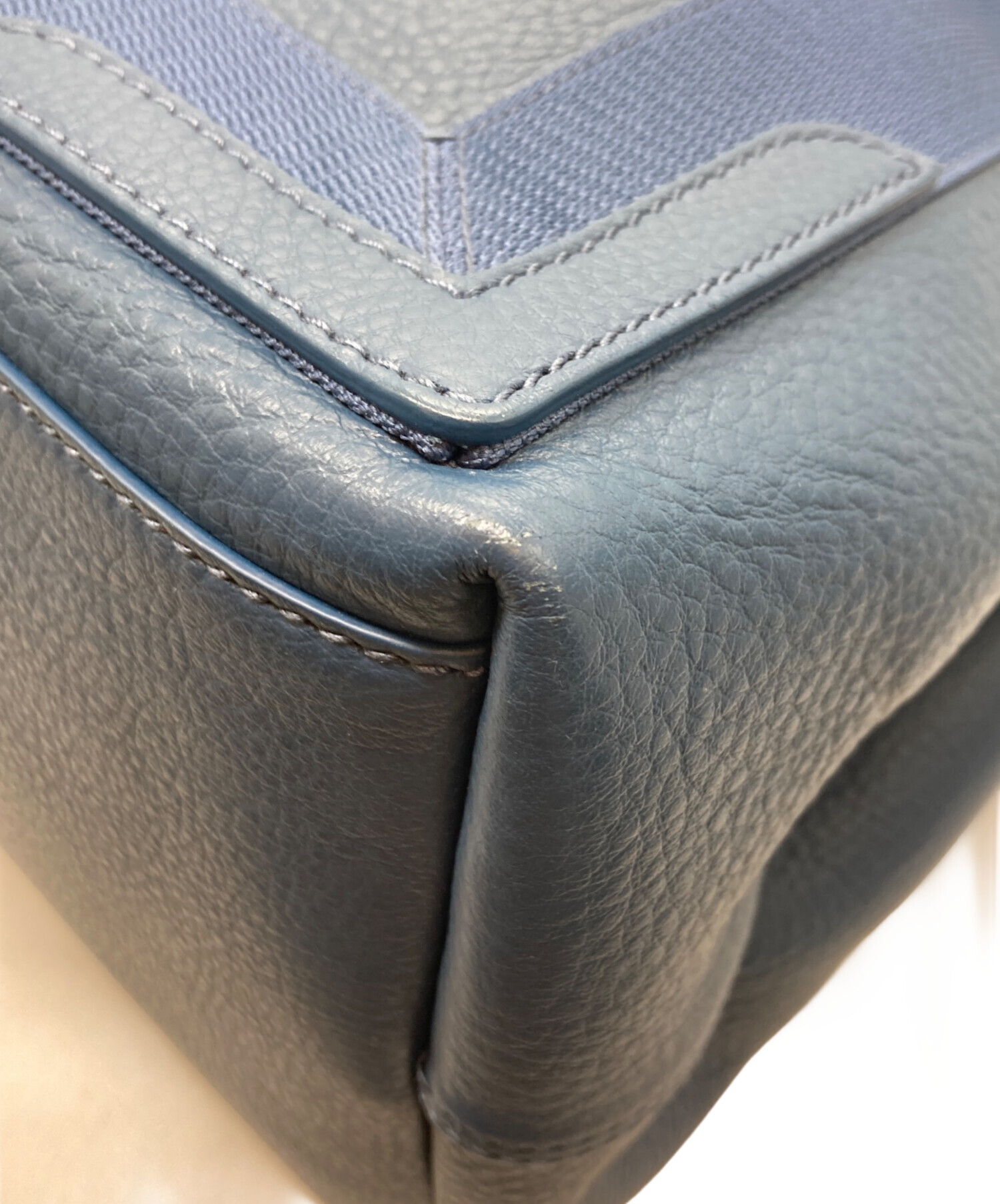 中古・古着通販】BALENCIAGA (バレンシアガ) ネイビー カバ S/トート