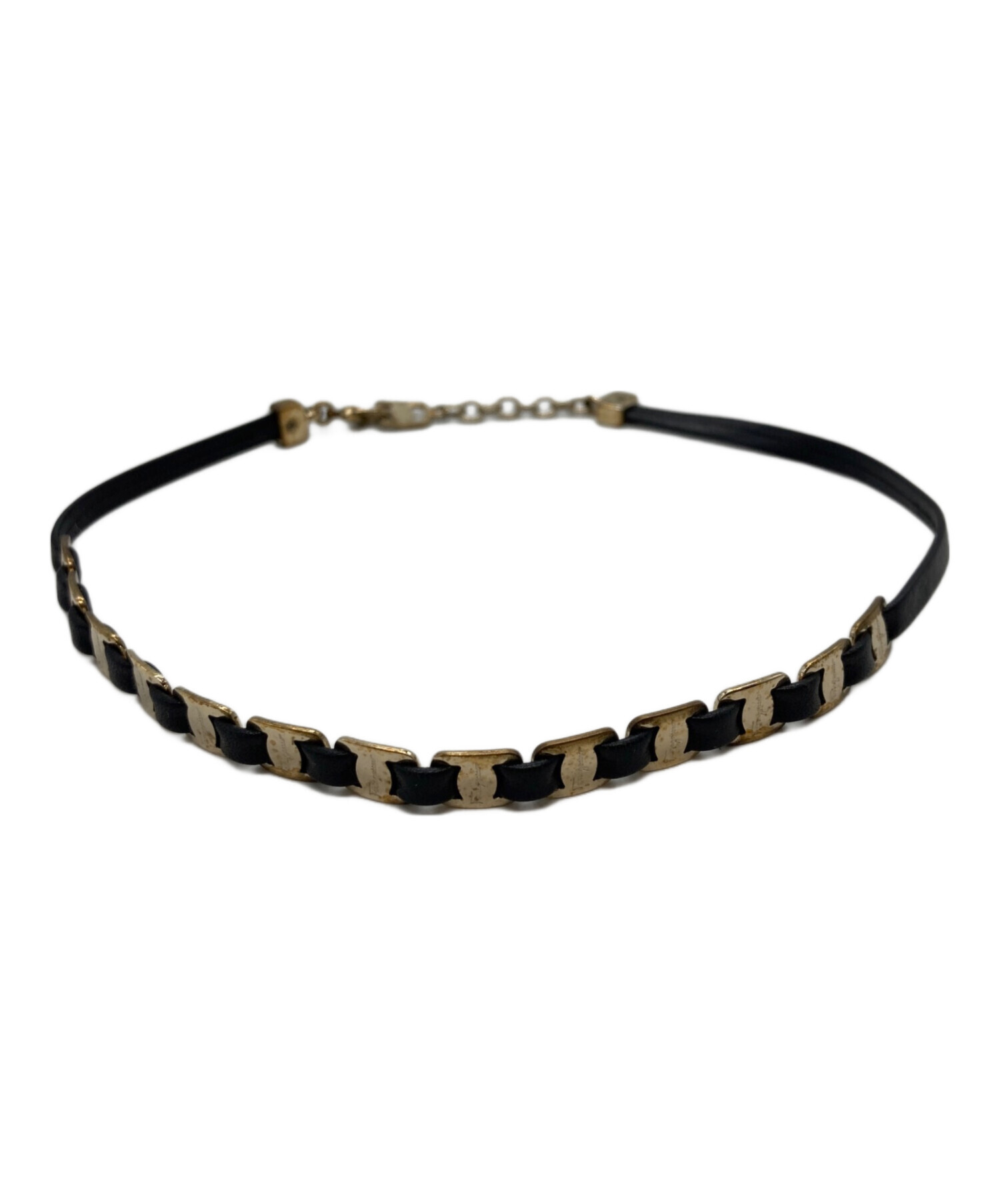 【未使用品】 Ferragamoフェラガモ ブラックチョーカー ブレスレット 中古・古着通販】Salvatore Ferragamo (サルヴァトーレ フェラガモ