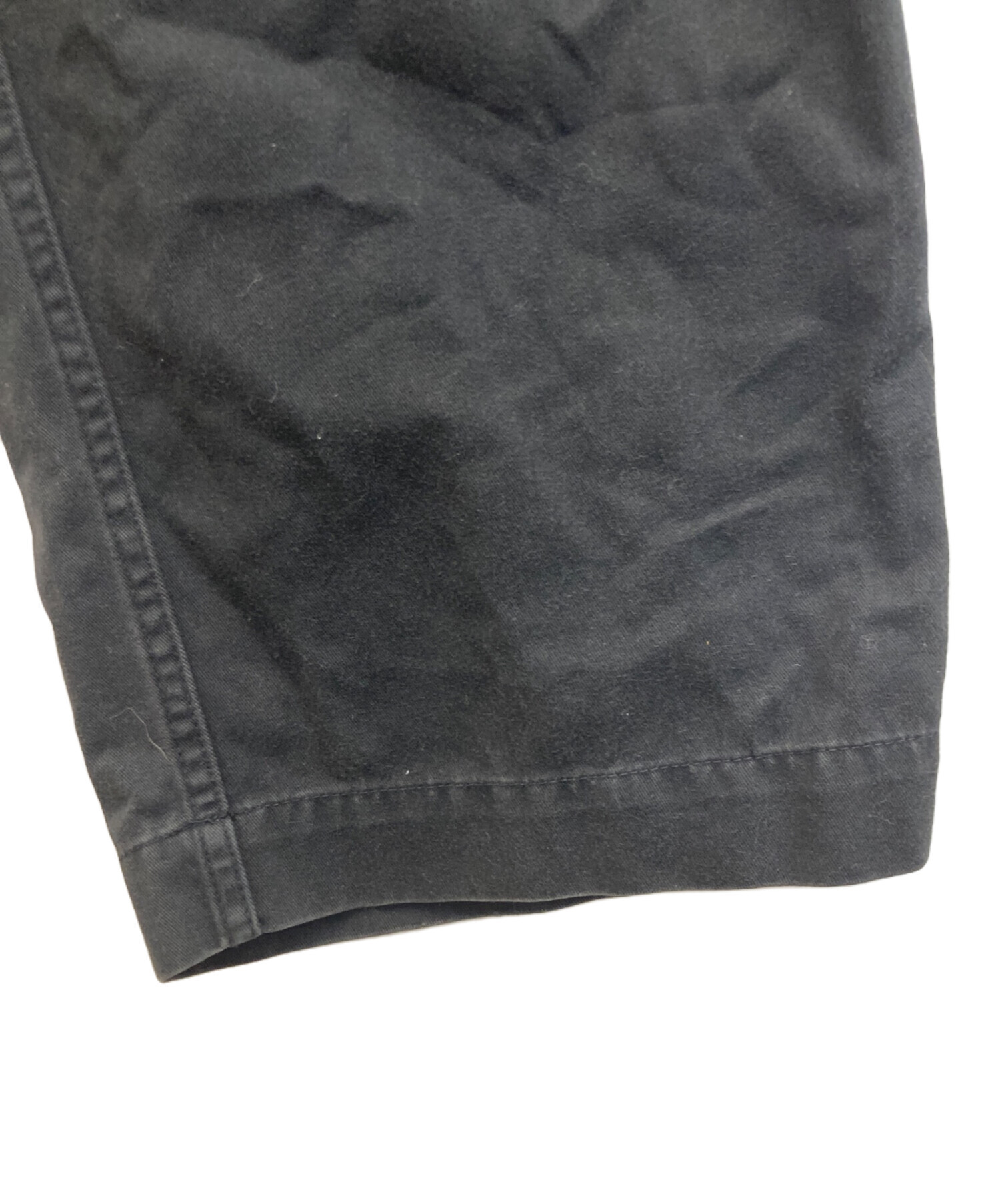 中古・古着通販】ゴーシュ (ゴーシュ) カツラギワイドパンツ ブラック