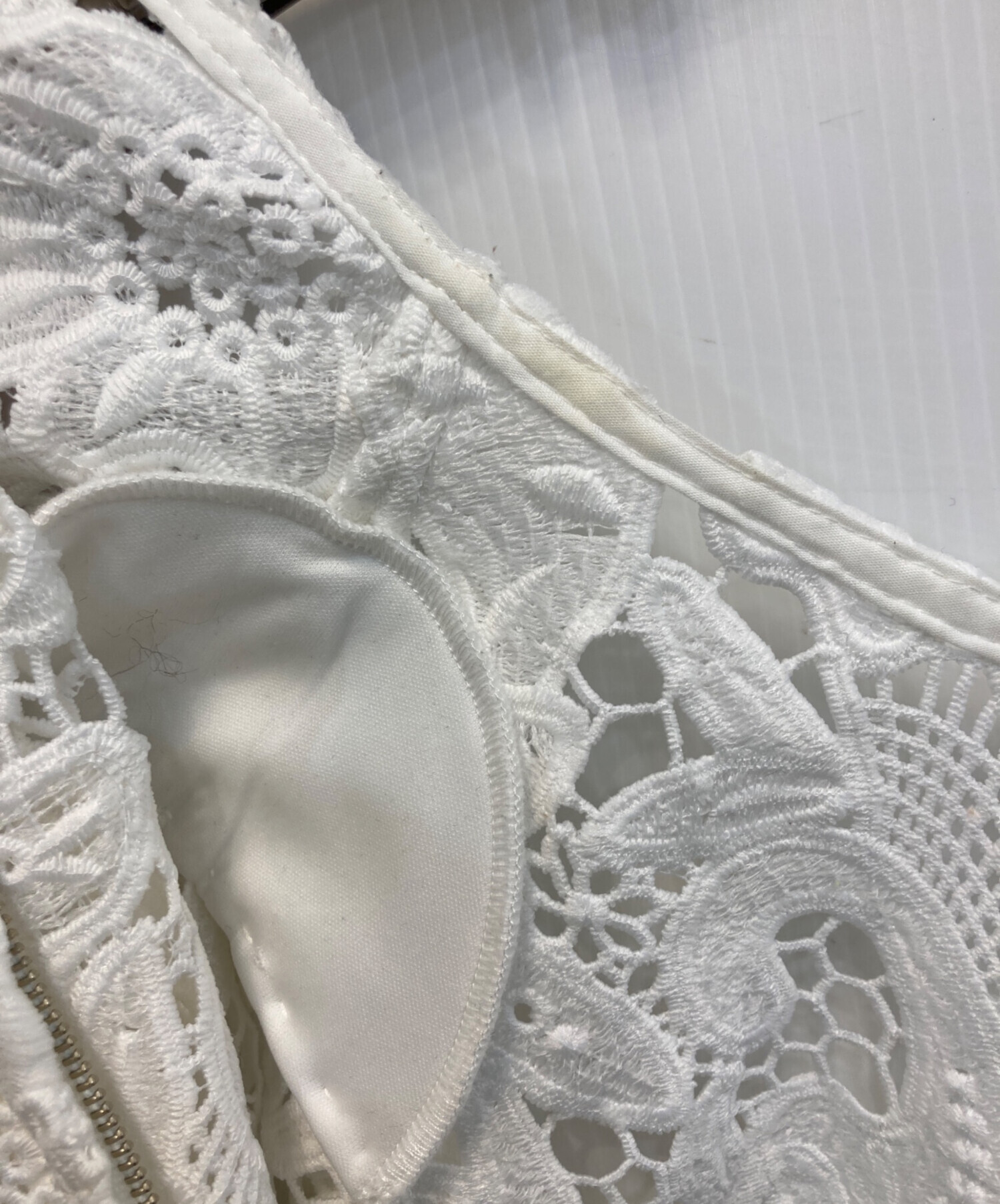 中古・古着通販】Bibiy. (ビビィ) LOTTY LACE DRESS ホワイトレース
