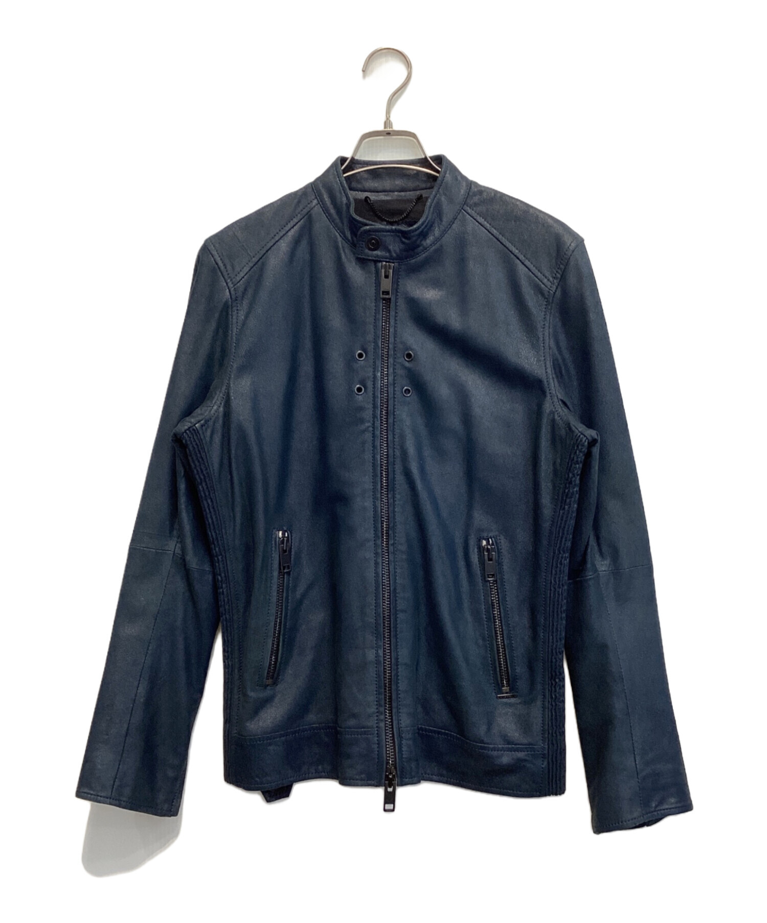 中古・古着通販】DIESEL (ディーゼル) ラムレザーシングルライダース