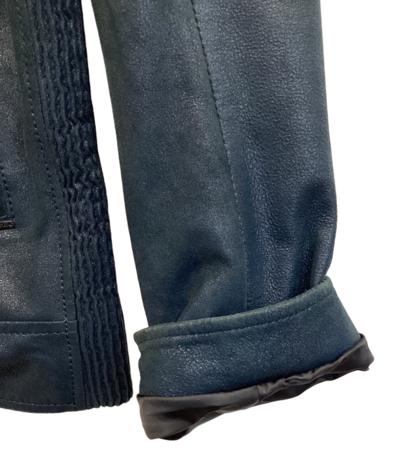 中古・古着通販】DIESEL (ディーゼル) ラムレザーシングルライダース