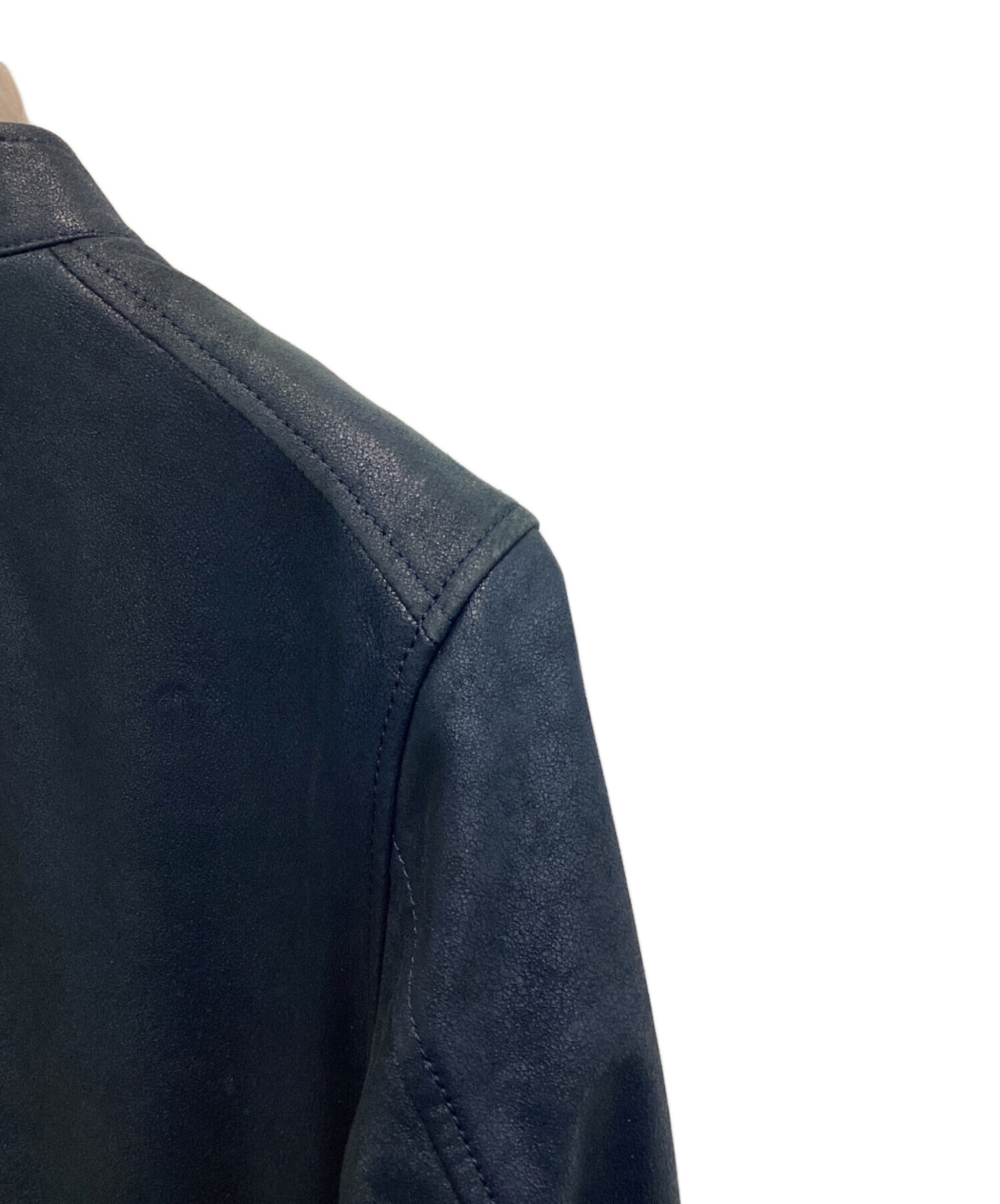 中古・古着通販】DIESEL (ディーゼル) ラムレザーシングルライダース