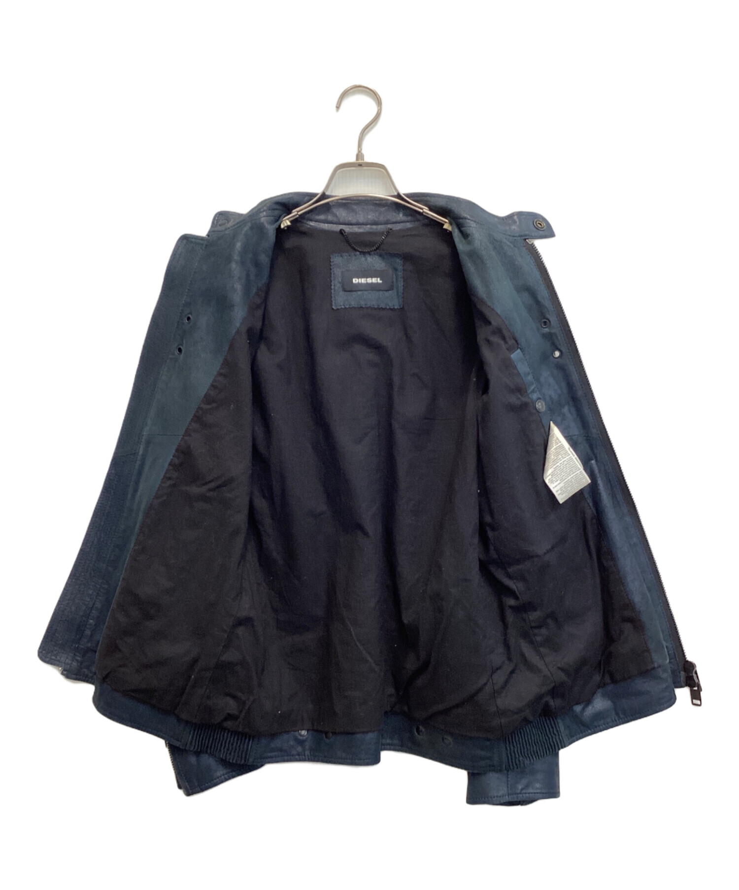 中古・古着通販】DIESEL (ディーゼル) ラムレザーシングルライダース