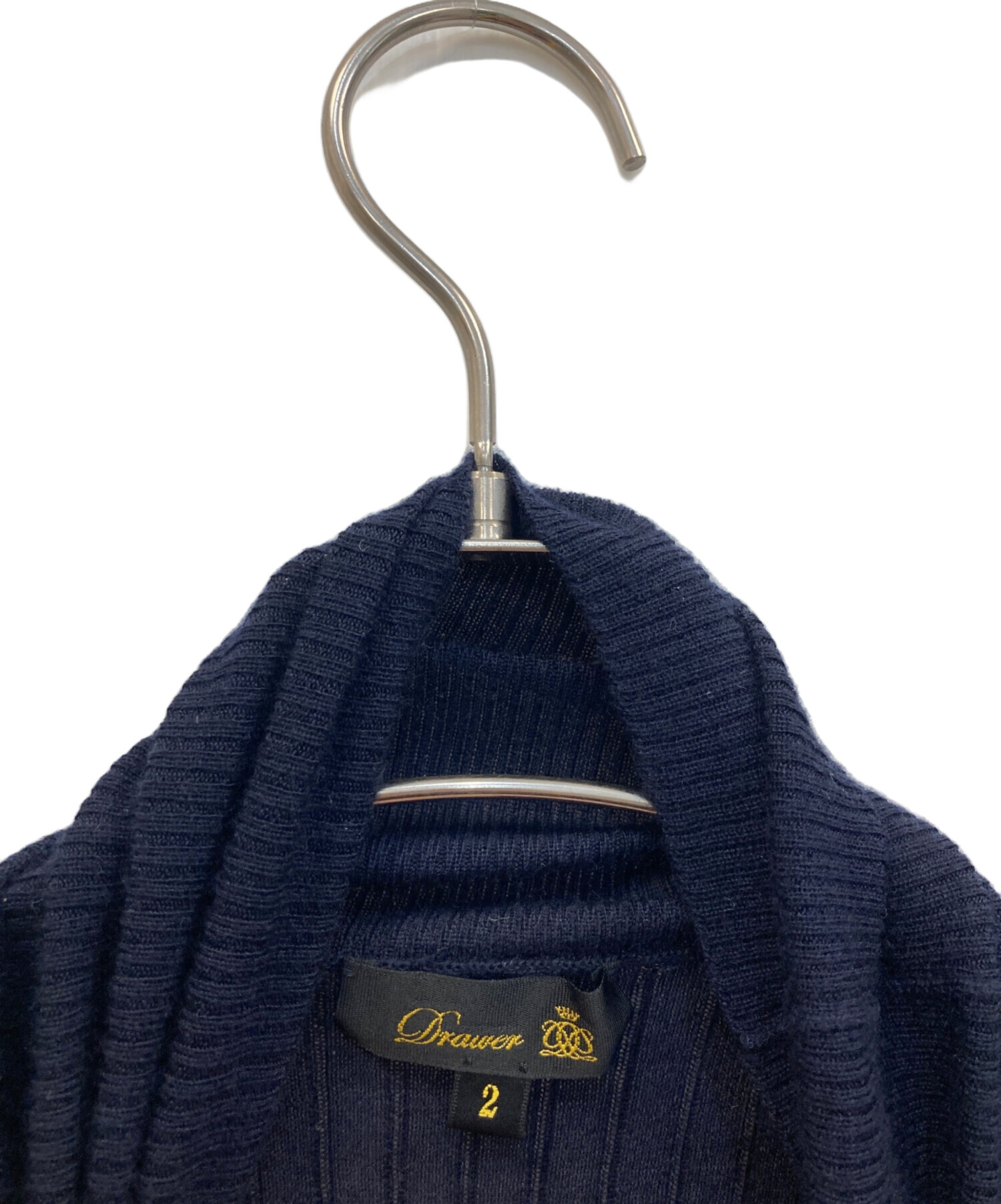 中古・古着通販】DRAWER (ドゥロワー) 18G カシミヤシルクリブタートル