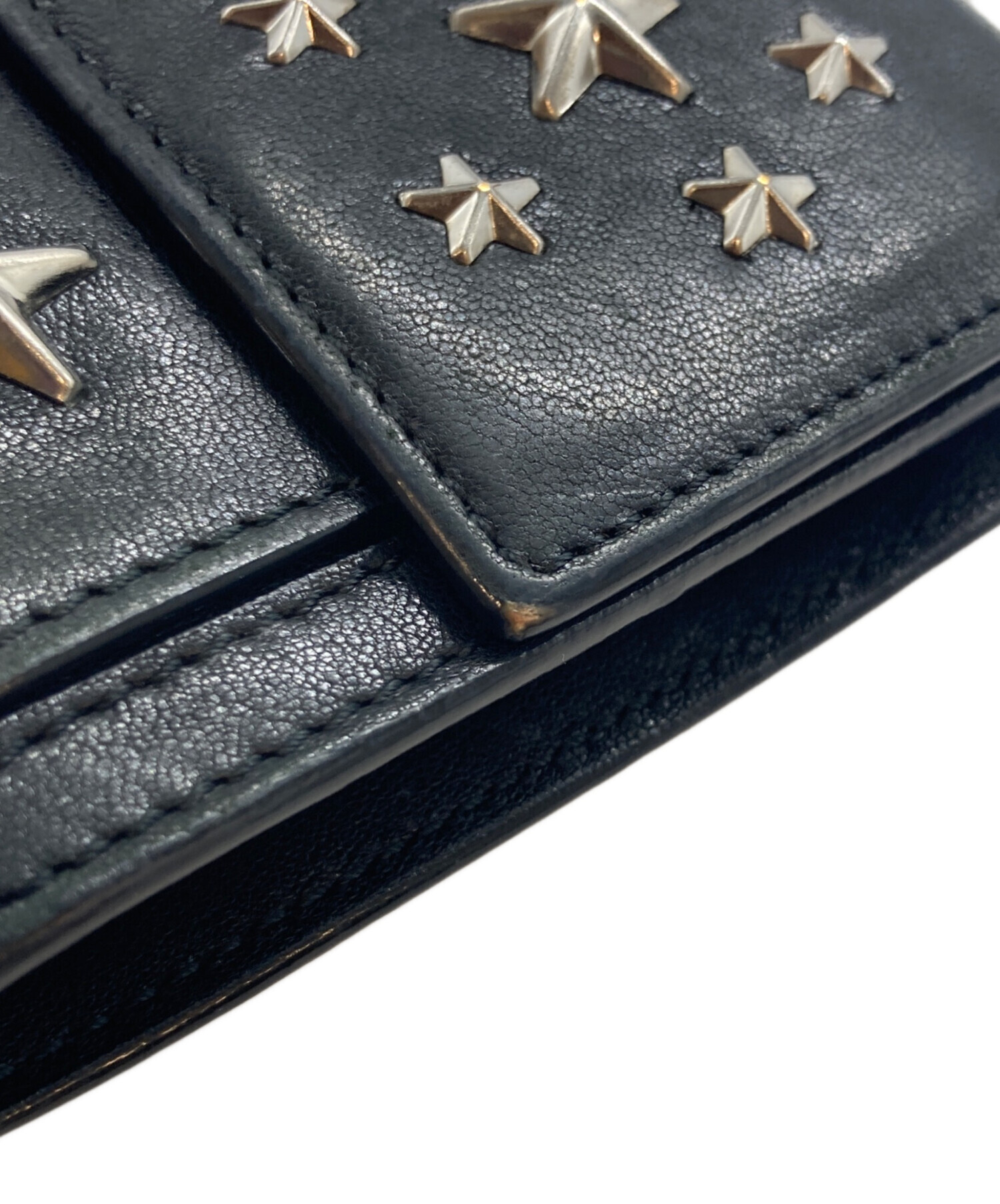 中古・古着通販】JIMMY CHOO (ジミーチュウ) スタースタッズ2つ折り