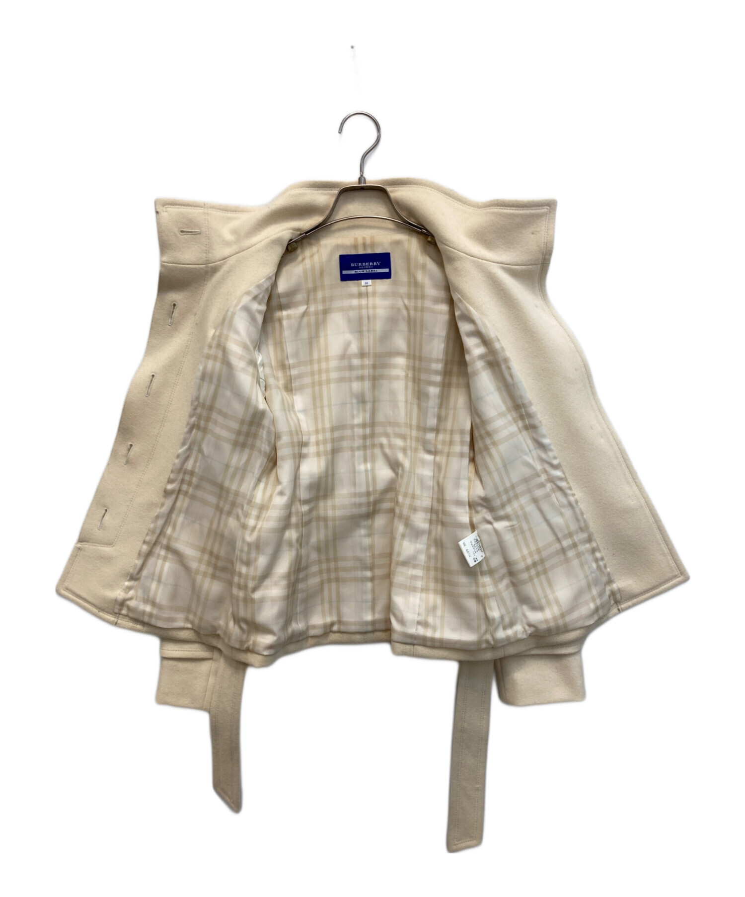 BURBERRY BLUE LABEL ツイード ショートジャケット 38 中古・古着通販】BURBERRY BLUE LABEL (バーバリー ブルー レーベル