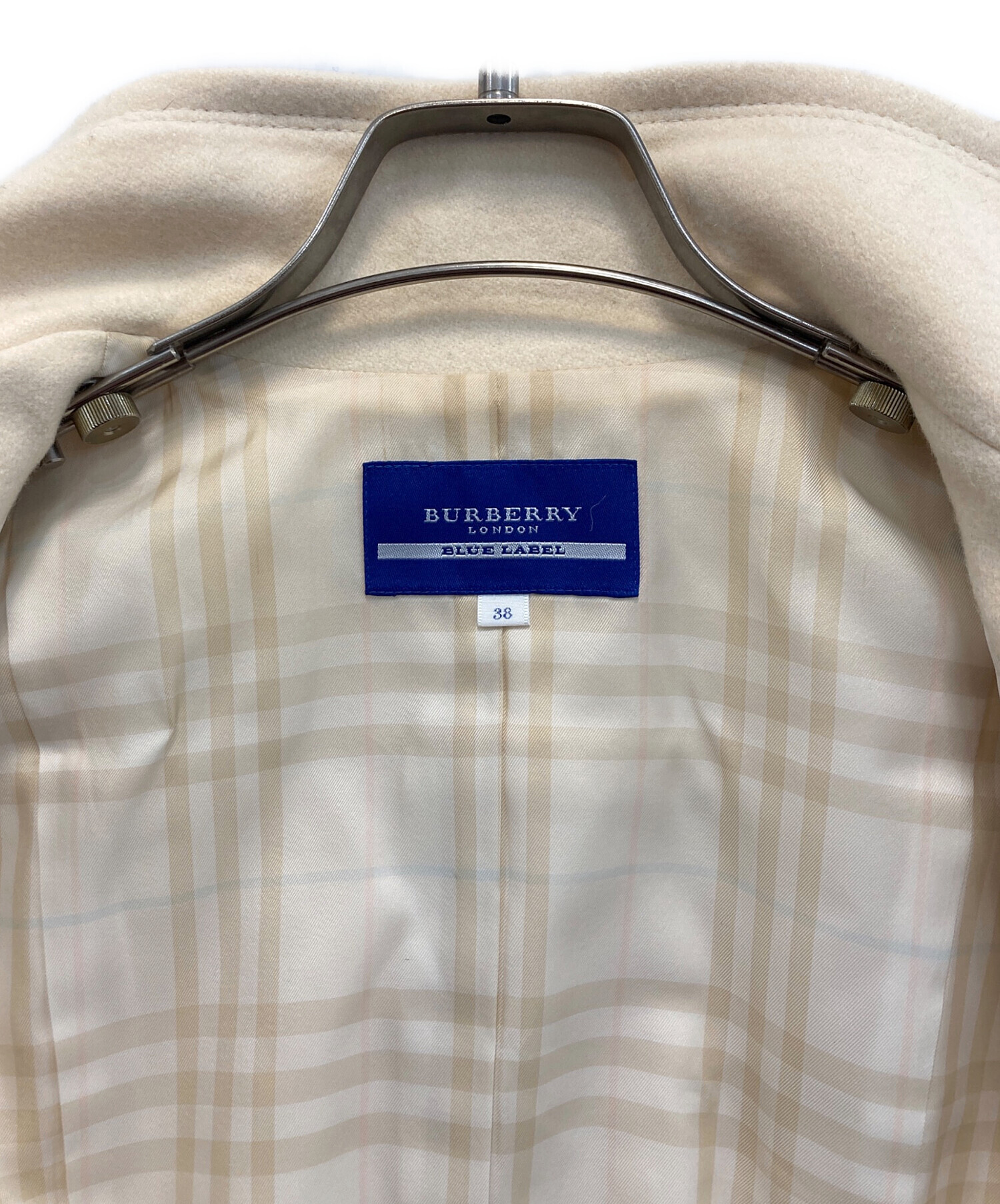 BURBERRY BLUE LABEL ツイード ショートジャケット 38 中古・古着通販】BURBERRY BLUE LABEL (バーバリー ブルー レーベル