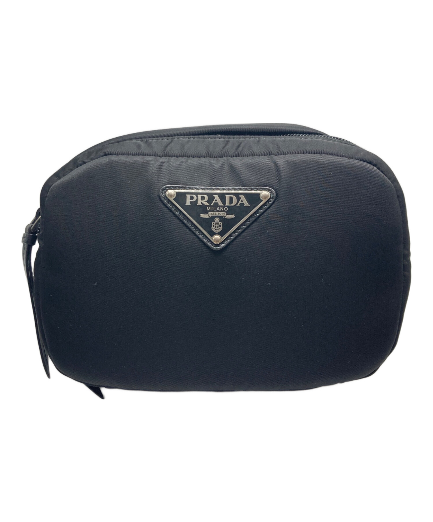 【極美品】プラダ ボディバッグ ウエストポーチ トライアングルロゴ V132 中古・古着通販】PRADA (プラダ) トライアングルロゴ ナイロンウエスト