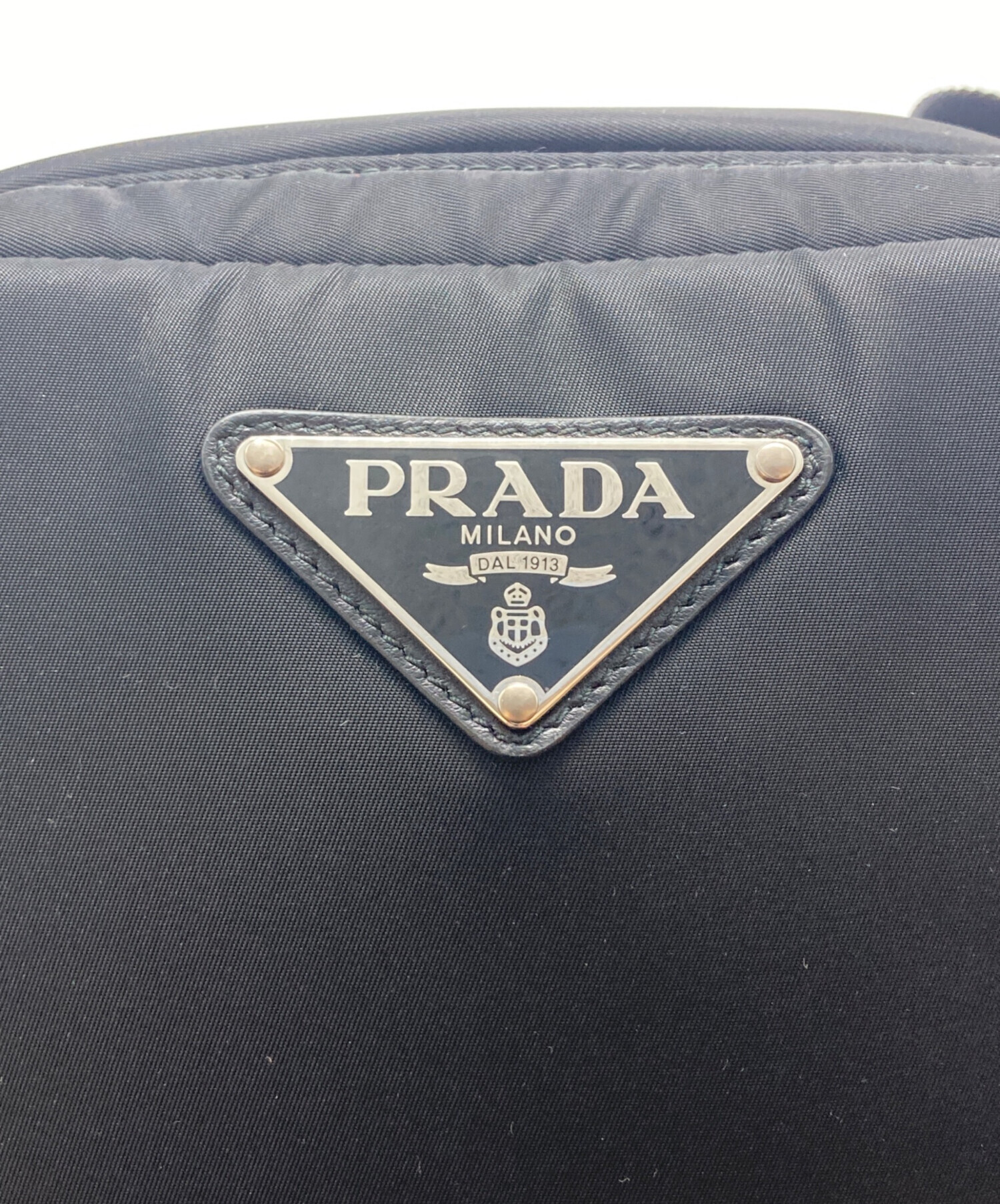 中古・古着通販】PRADA (プラダ) トライアングルロゴ ナイロンウエスト