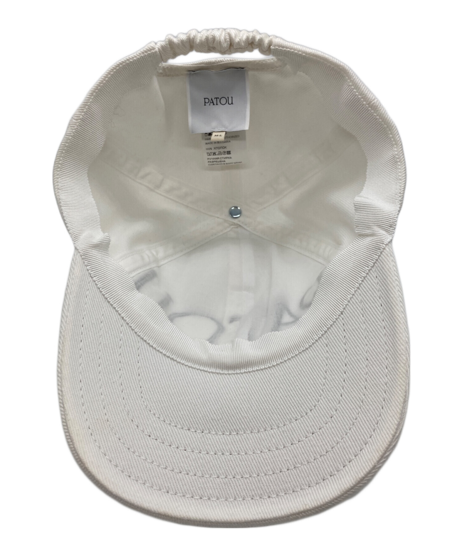 中古・古着通販】Patou (パトゥ) コットンパトゥキャップ ホワイト