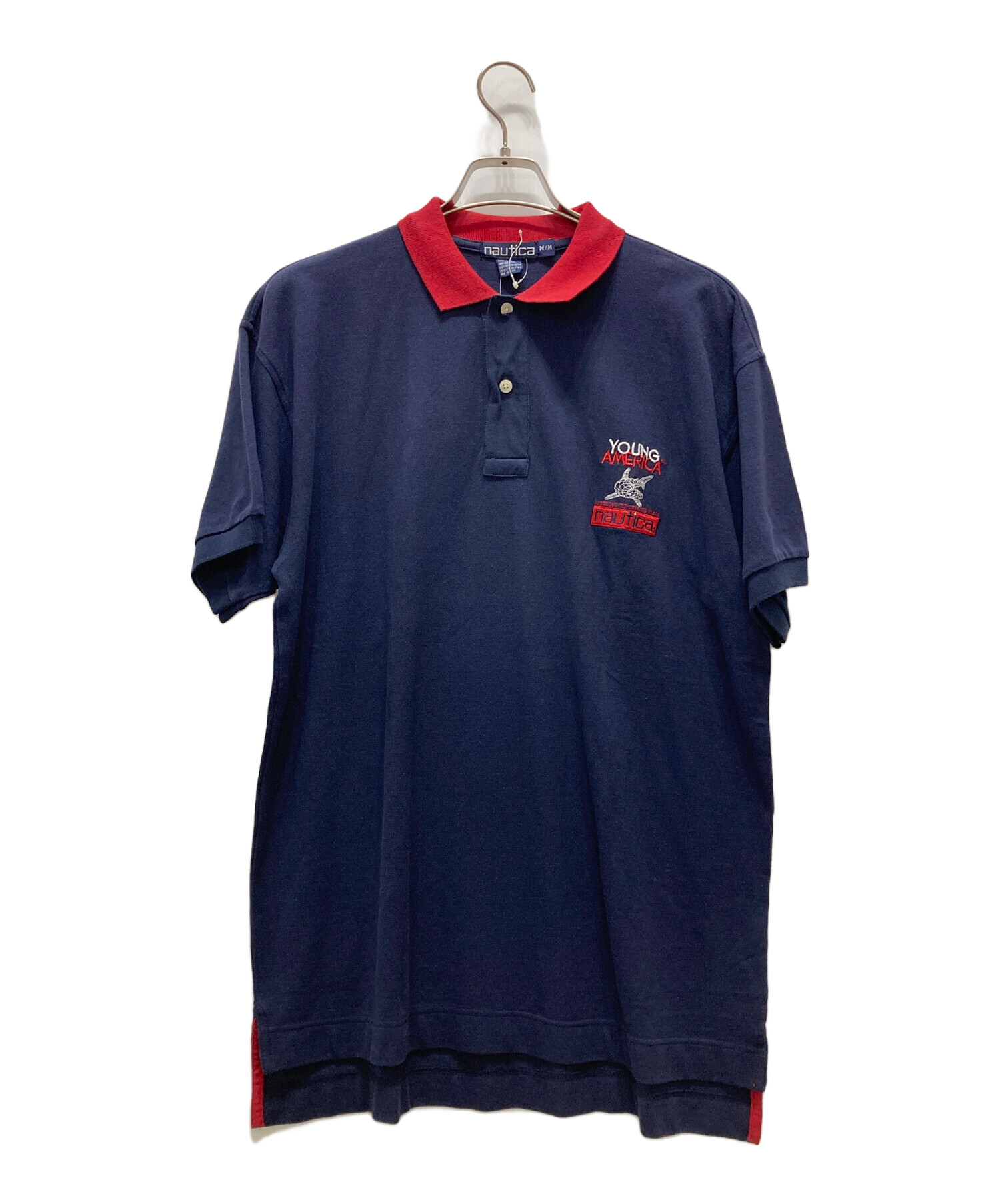 中古・古着通販】NAUTICA (ノーティカ) ポロシャツ ネイビー サイズ:M 
