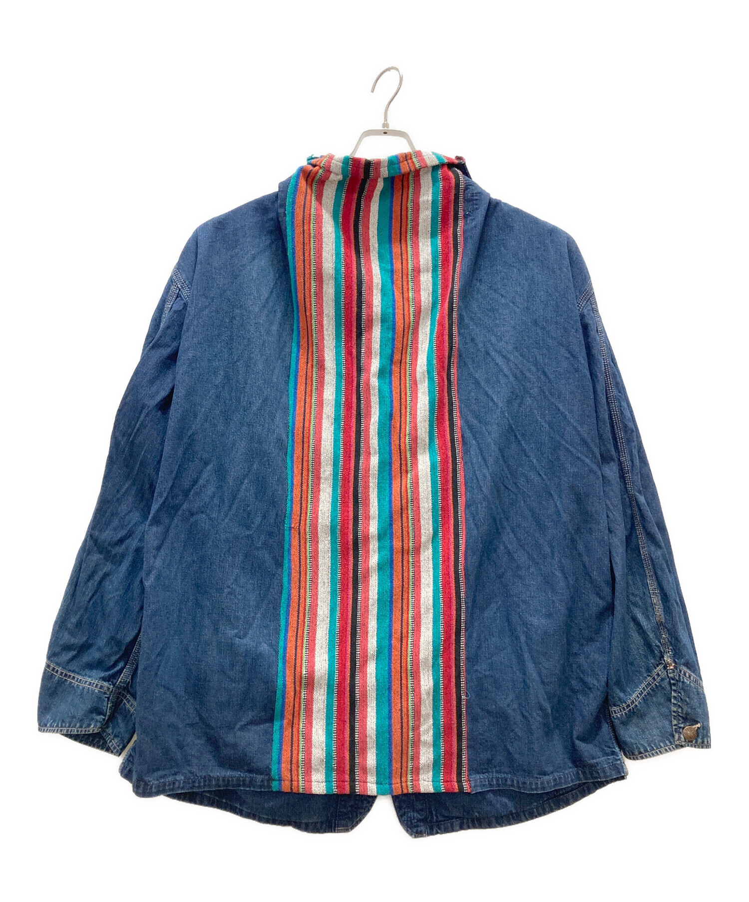 中古・古着通販】BLUE BLUE (ブルーブルー) リメイク調デニム