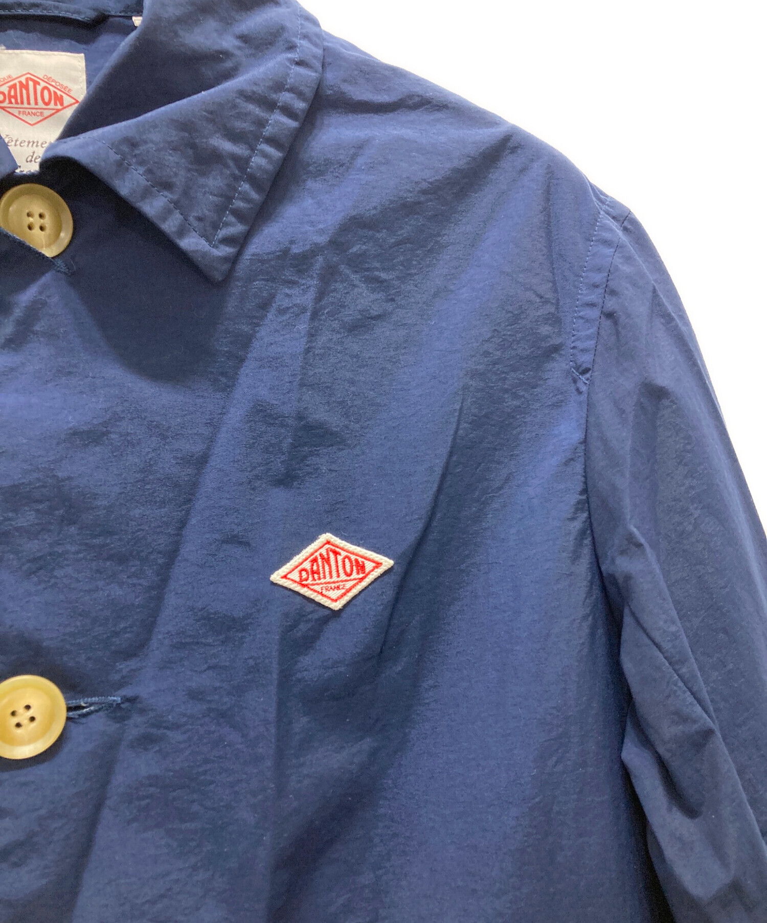 中古・古着通販】DANTON (ダントン) ステンカラーコート ネイビー