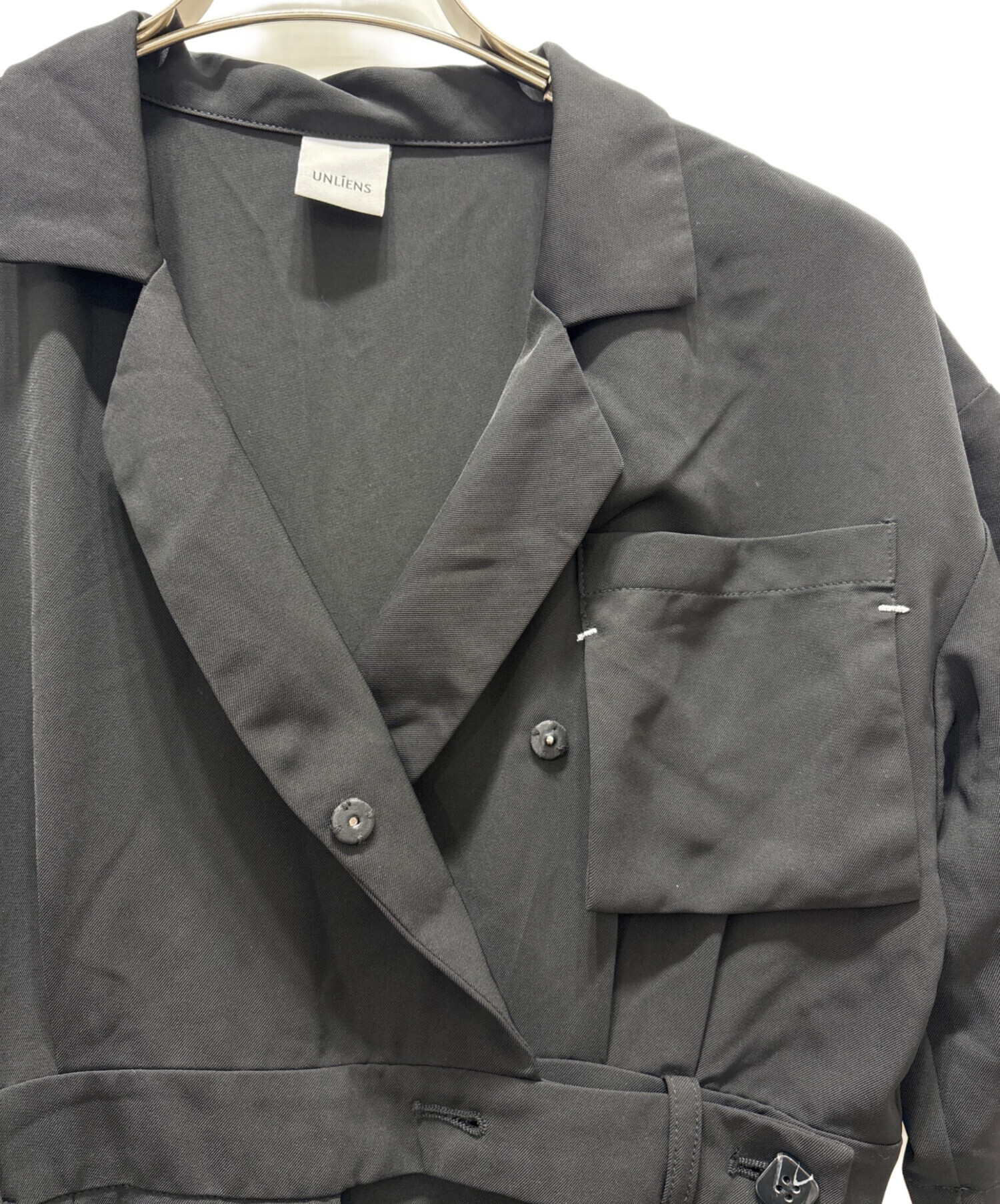 中古・古着通販】UNLIENS (アンリアン) オールインワン ブラック