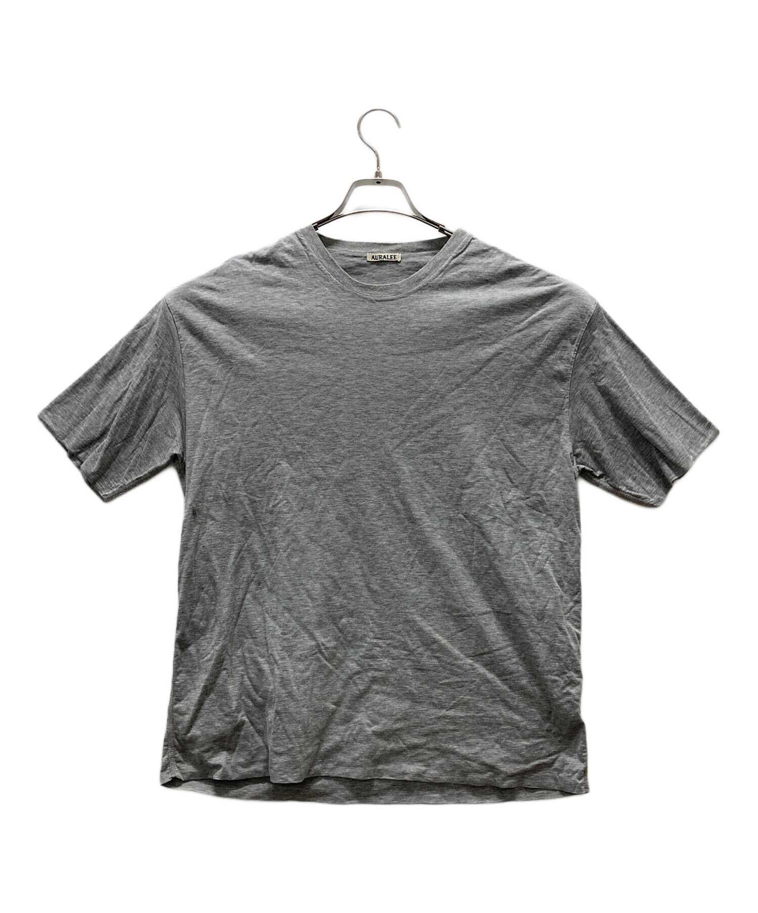 中古・古着通販】AURALEE (オーラリー) ハイゲージダブルクロスTシャツ 