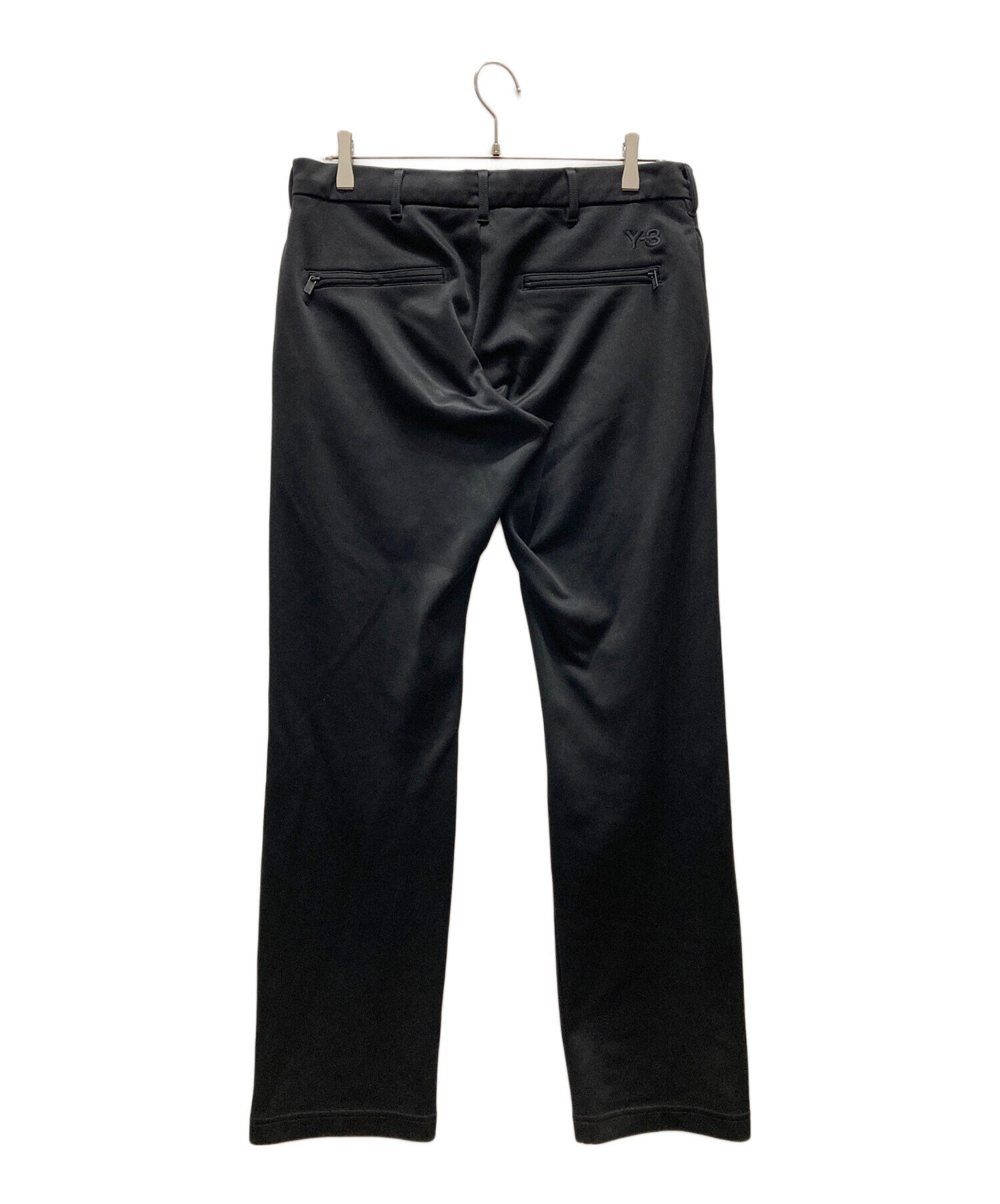 Y-3 ブラック ジョガーパンツ 美品 Y-3 ウール フランネル カーゴ