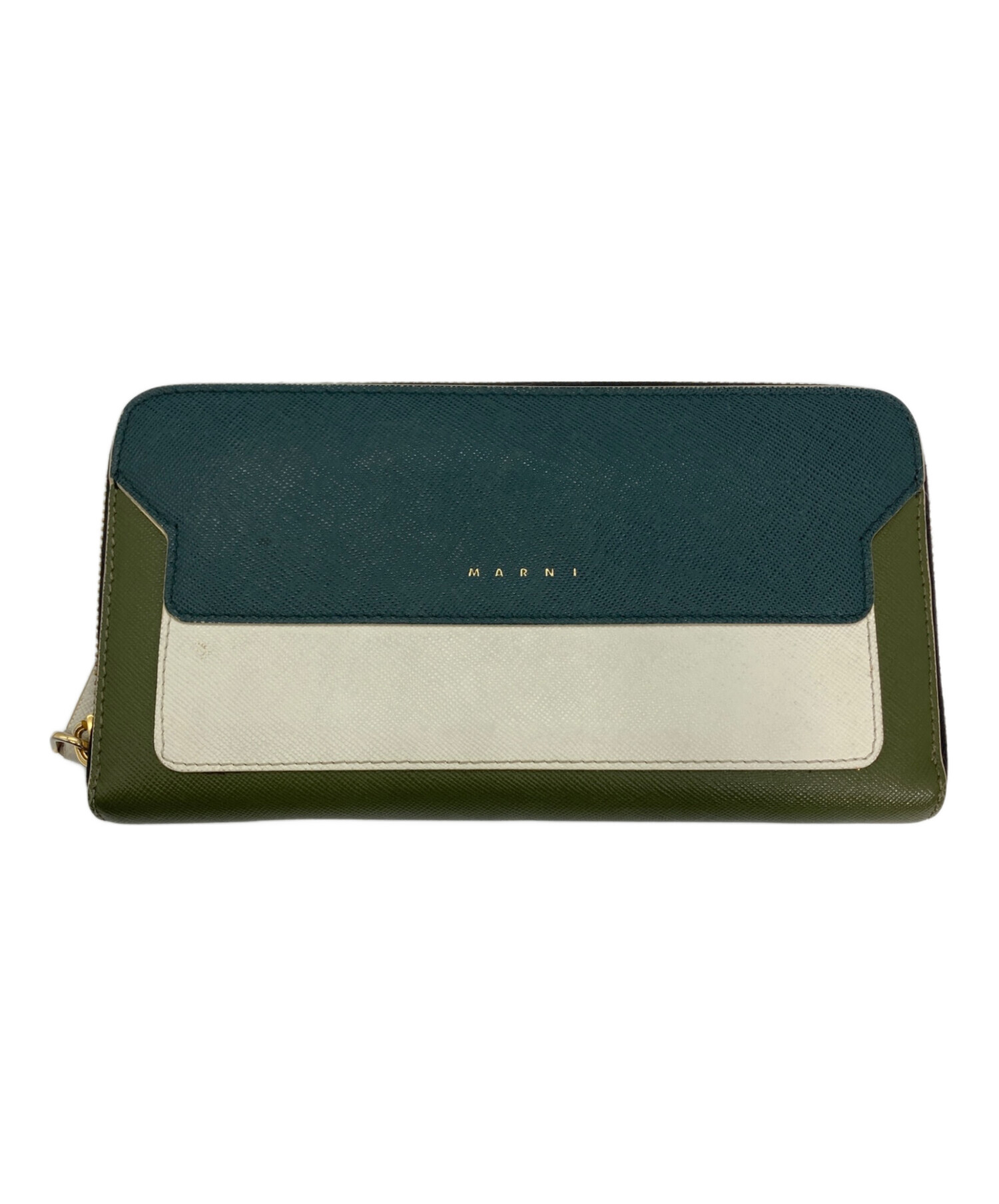 中古・古着通販】MARNI (マルニ) 長財布 グリーン｜ブランド・古着通販