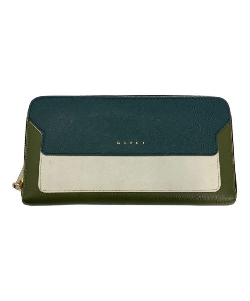 中古・古着通販】MARNI (マルニ) 長財布 グリーン｜ブランド・古着通販