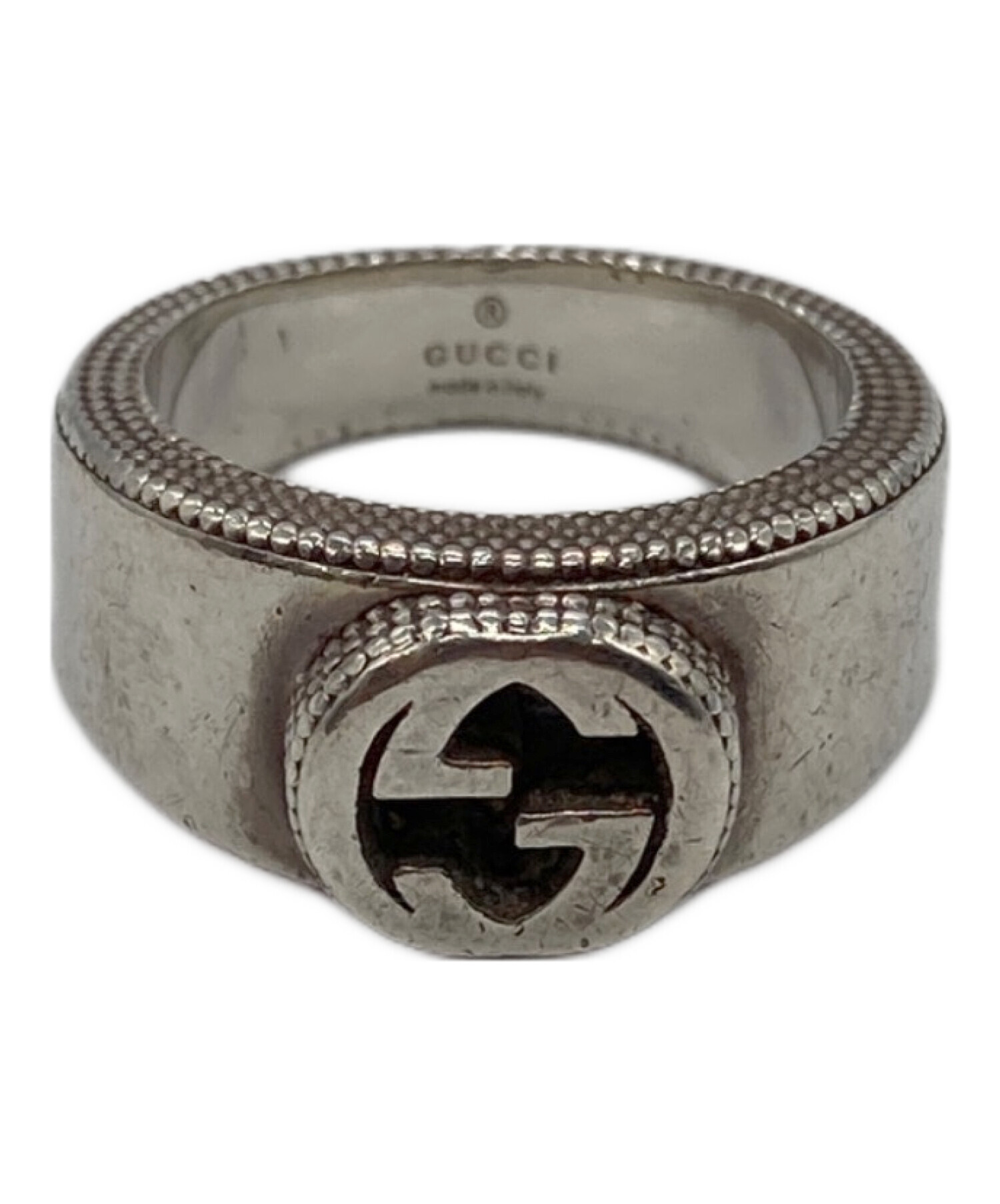 中古・古着通販】GUCCI (グッチ) インターロッキングGロゴリング 