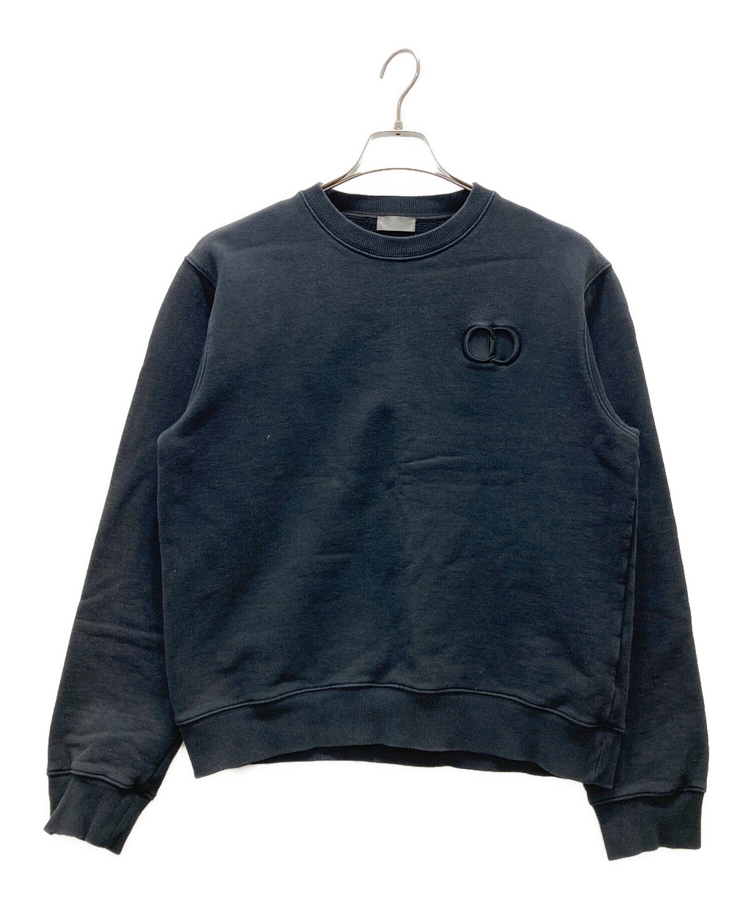 中古・古着通販】DIOR (ディオール) CDロゴスウェット ブラック サイズ 