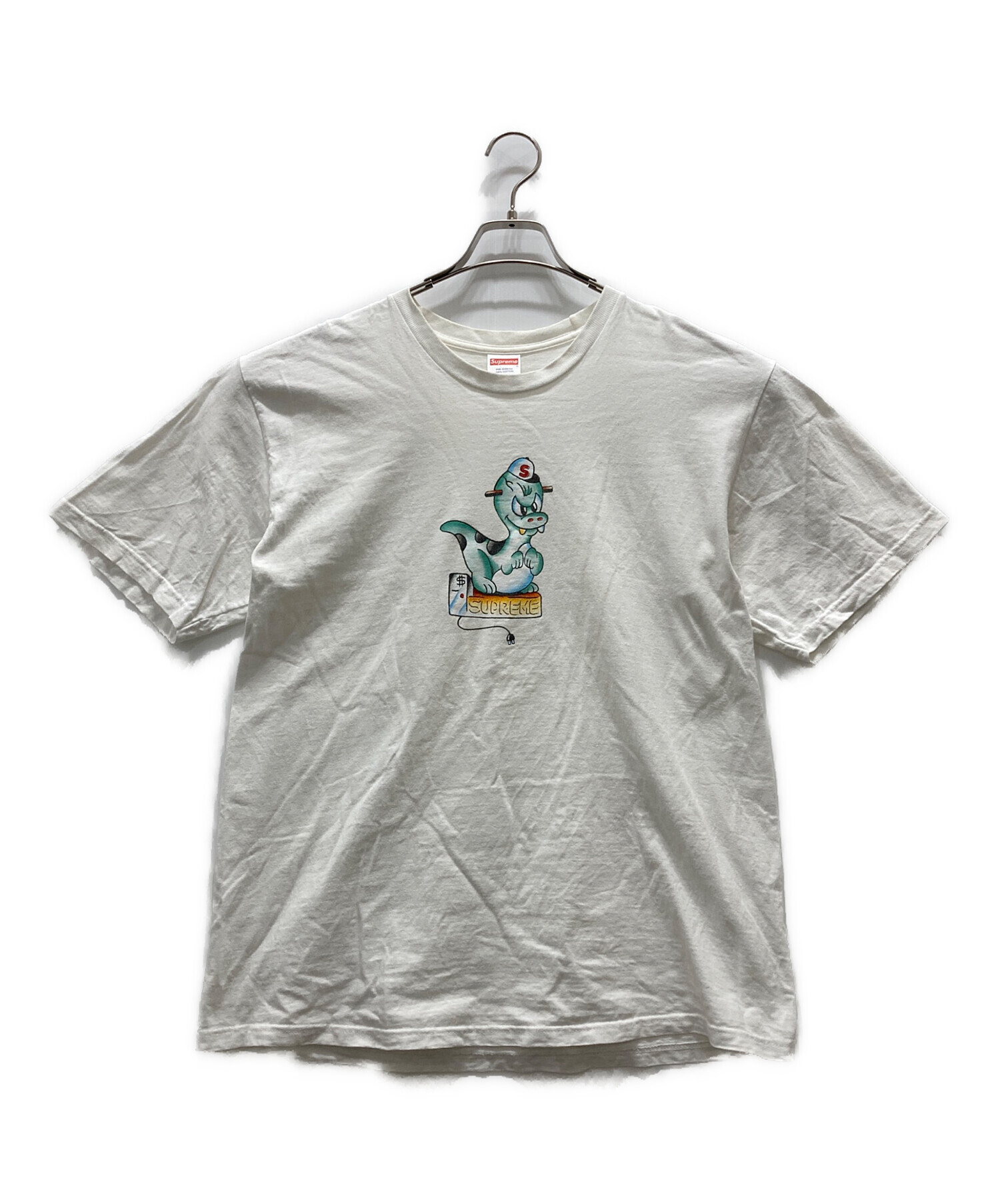 中古・古着通販】SUPREME (シュプリーム) Dinosaur Tee ホワイト 