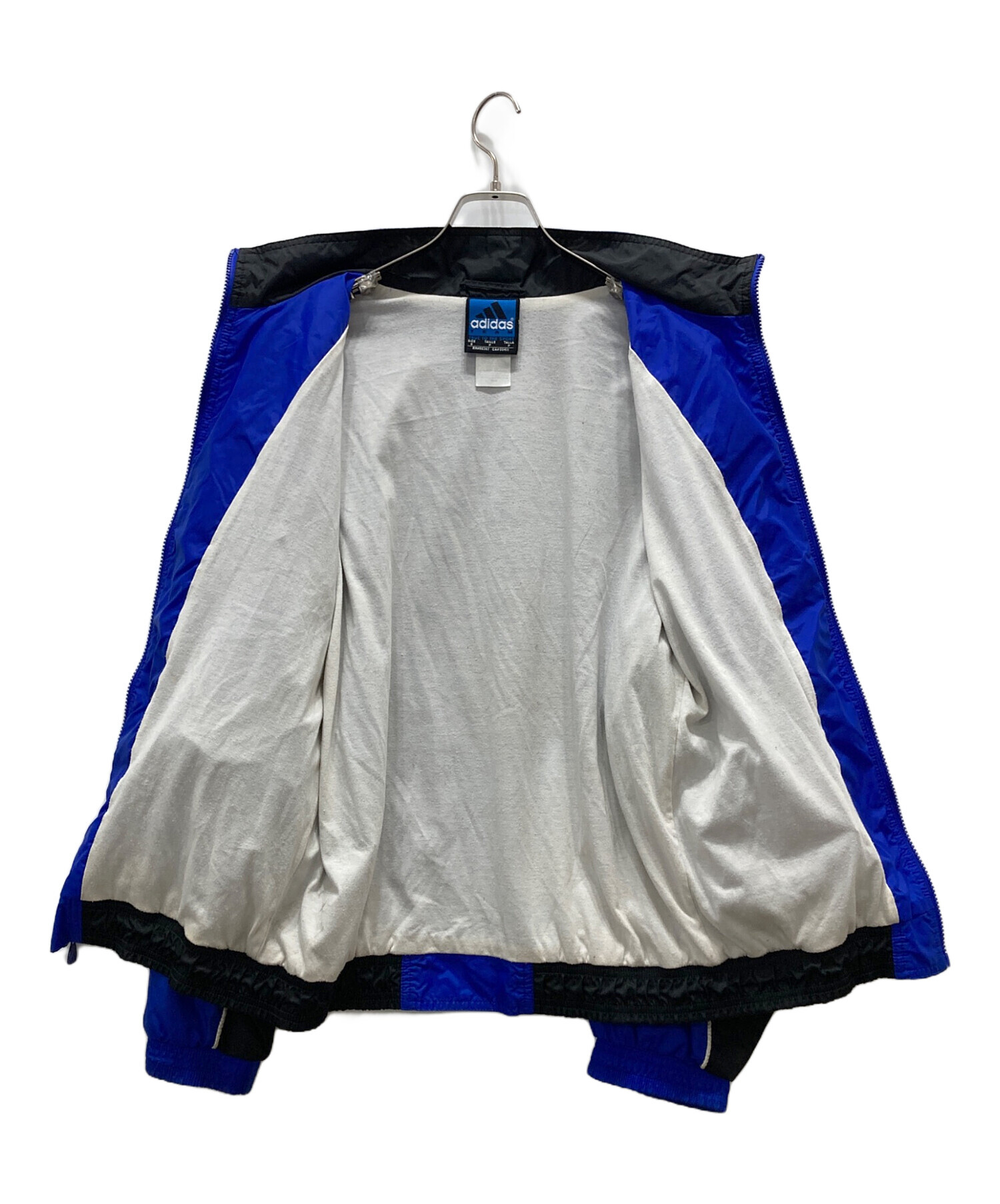 中古・古着通販】adidas (アディダス) ジップアップジャケット ブルー