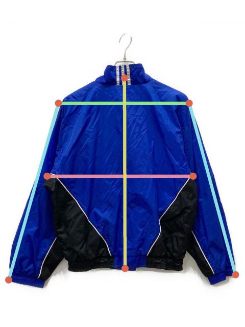 中古・古着通販】adidas (アディダス) ジップアップジャケット ブルー