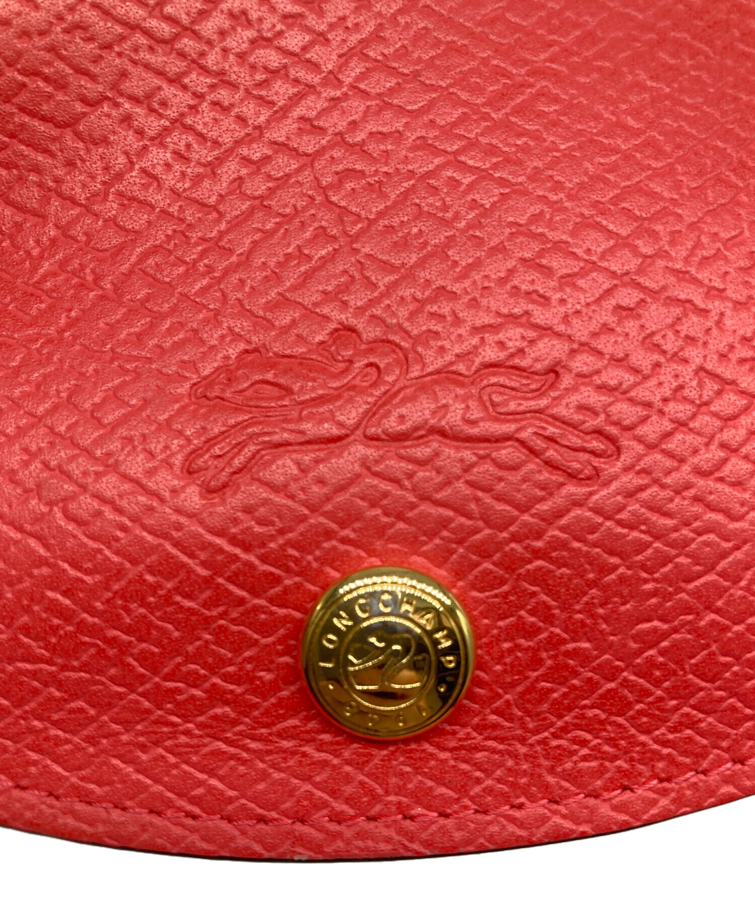 中古・古着通販】LONGCHAMP (ロンシャン) カードケース オレンジ