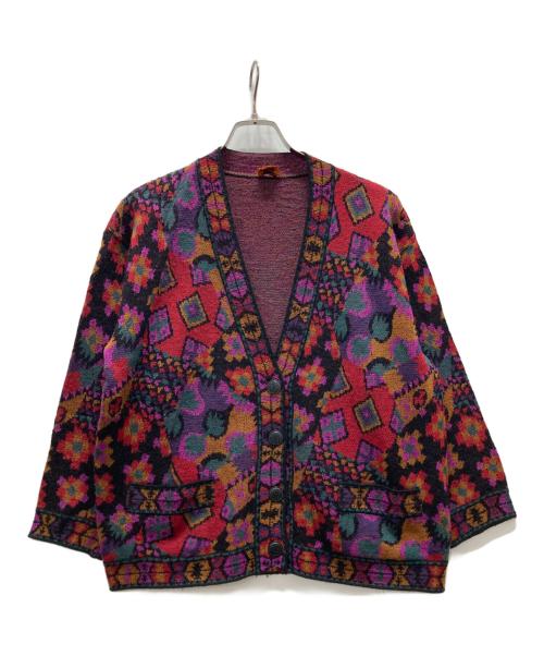 中古・古着通販】missoni (ミッソーニ) ニットカーディガン パープル
