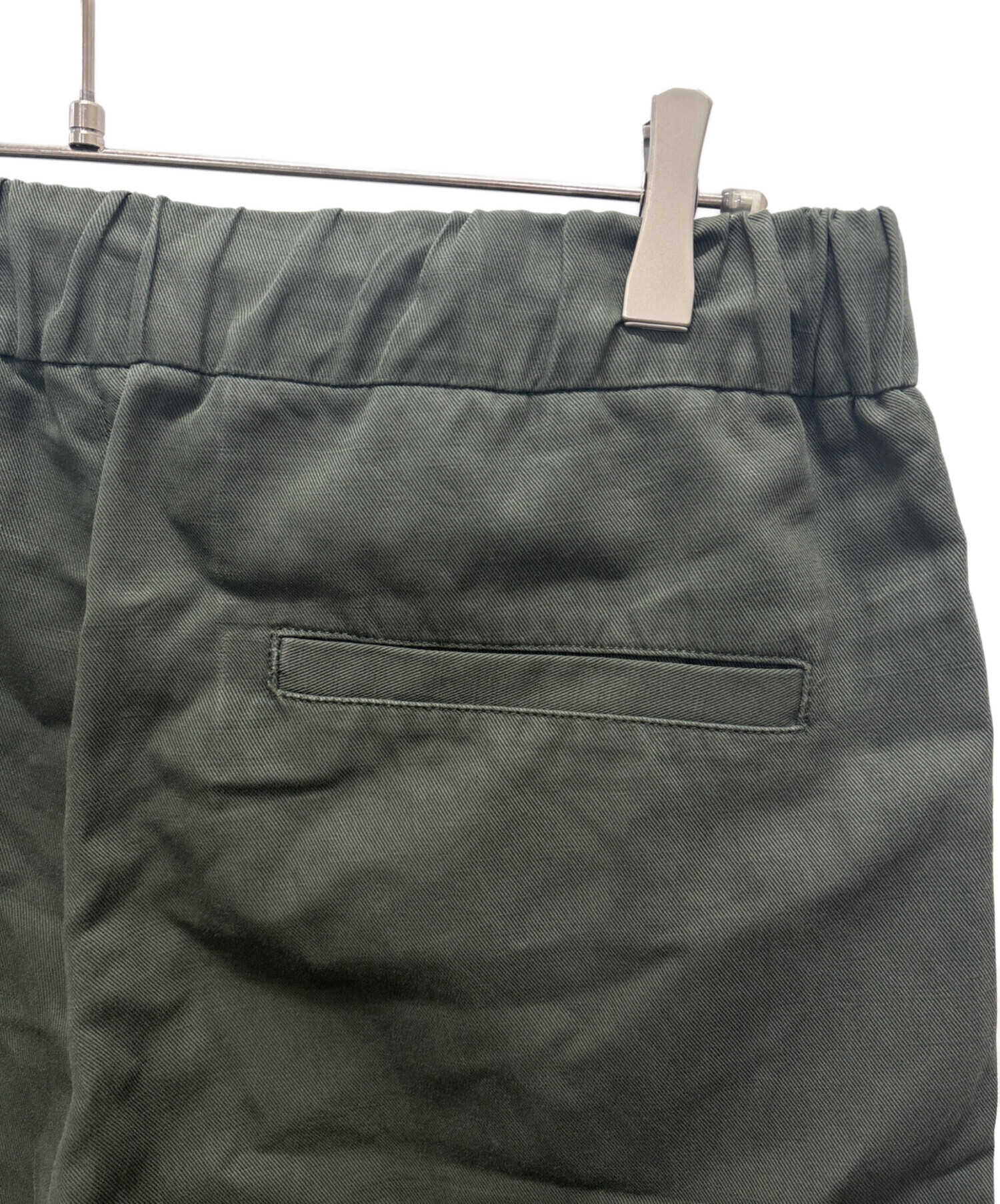 中古・古着通販】A.P.C. (アーペーセー) リネン混スラックス グリーン 