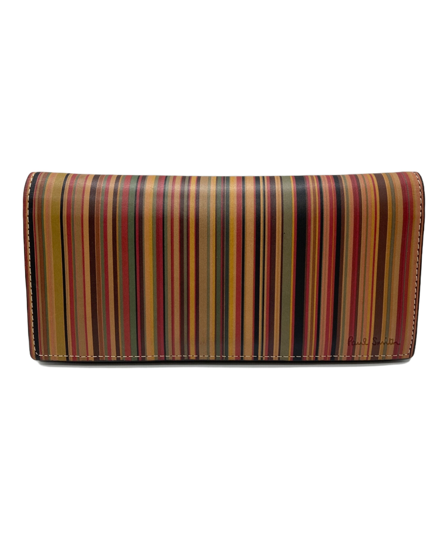 中古・古着通販】Paul Smith (ポールスミス) マルチストライプ長財布 