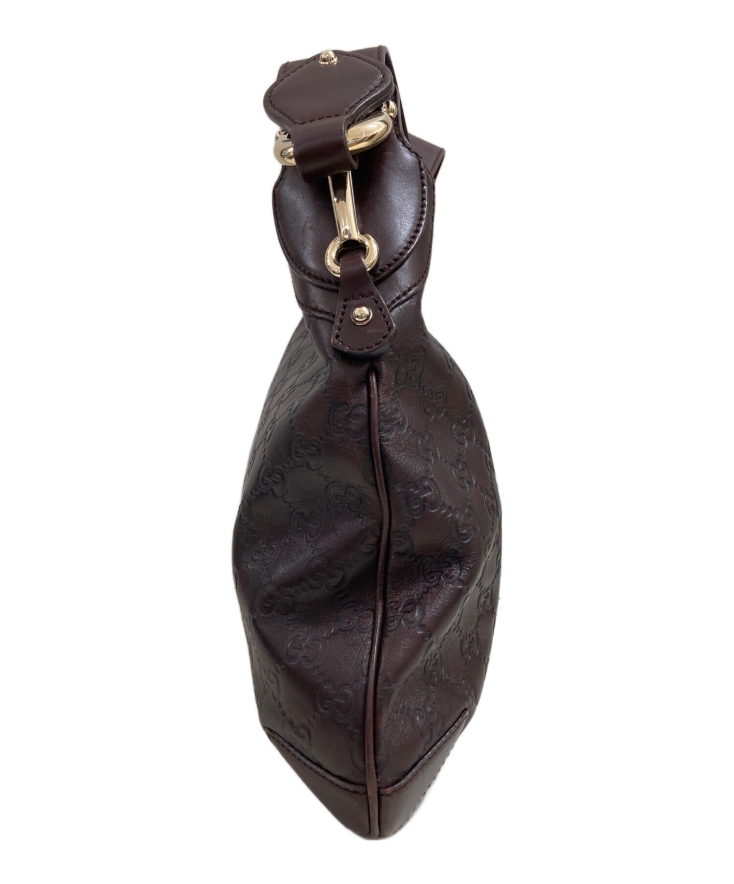 中古・古着通販】GUCCI (グッチ) ワンショルダーバッグ ブラウン