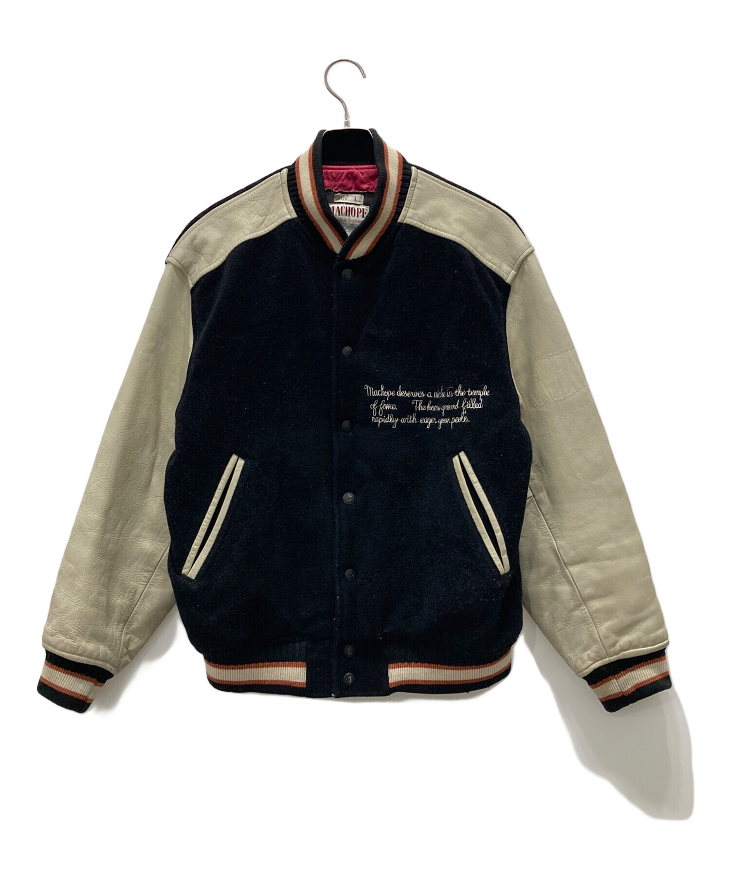 中古・古着通販】MAC HOPE (マックホープ) レザー袖スタジャン