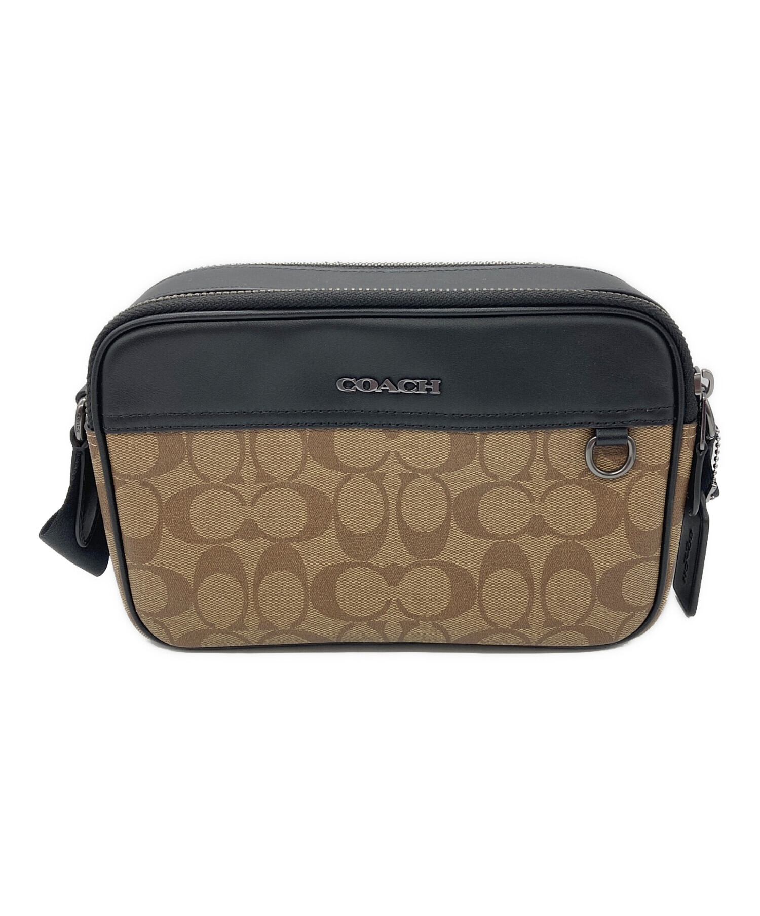 新品 コーチ COACH ショルダーバッグ グラハム クロスボディ ブラウン  