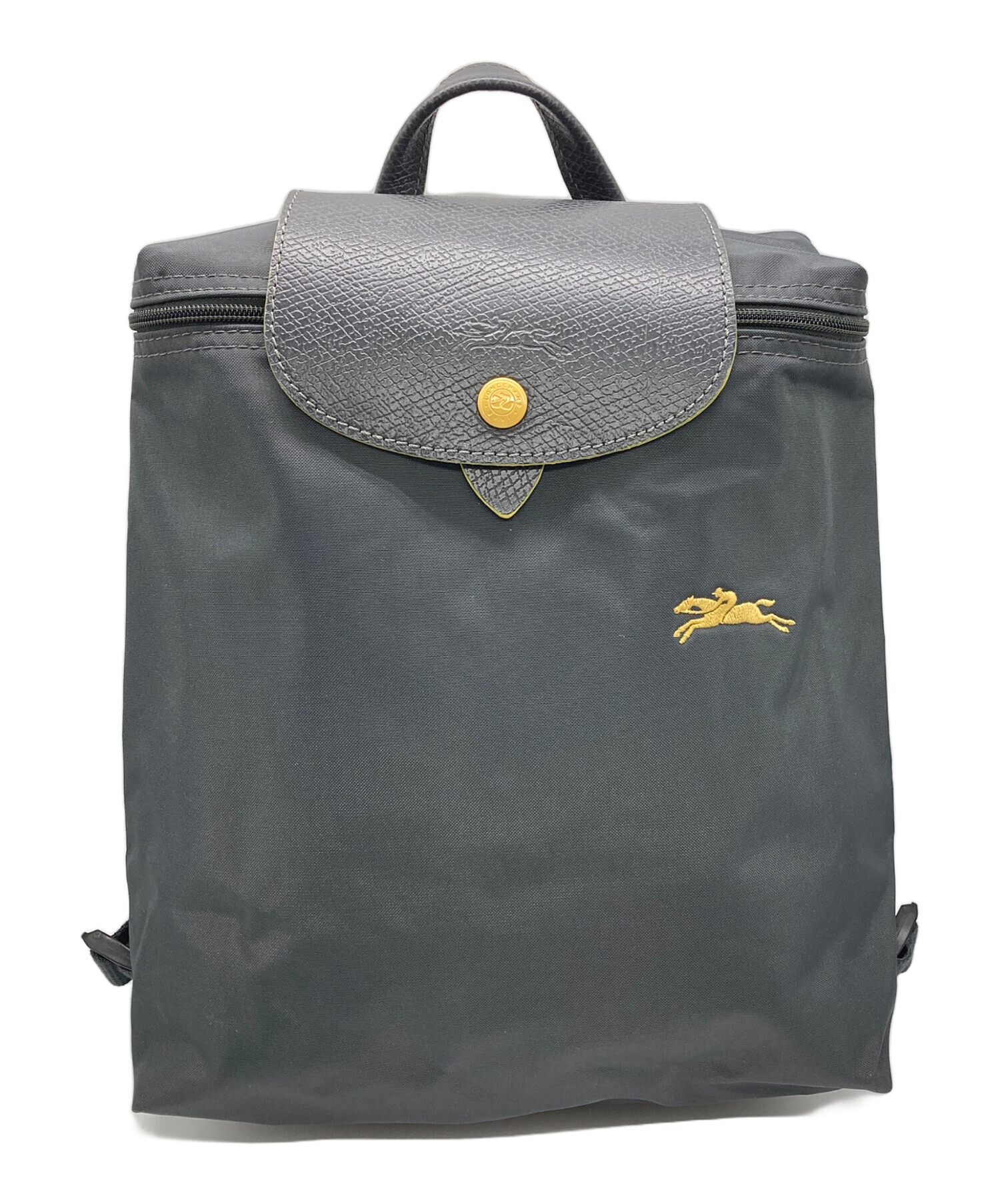 中古・古着通販】LONGCHAMP (ロンシャン) リュック グレー｜ブランド 