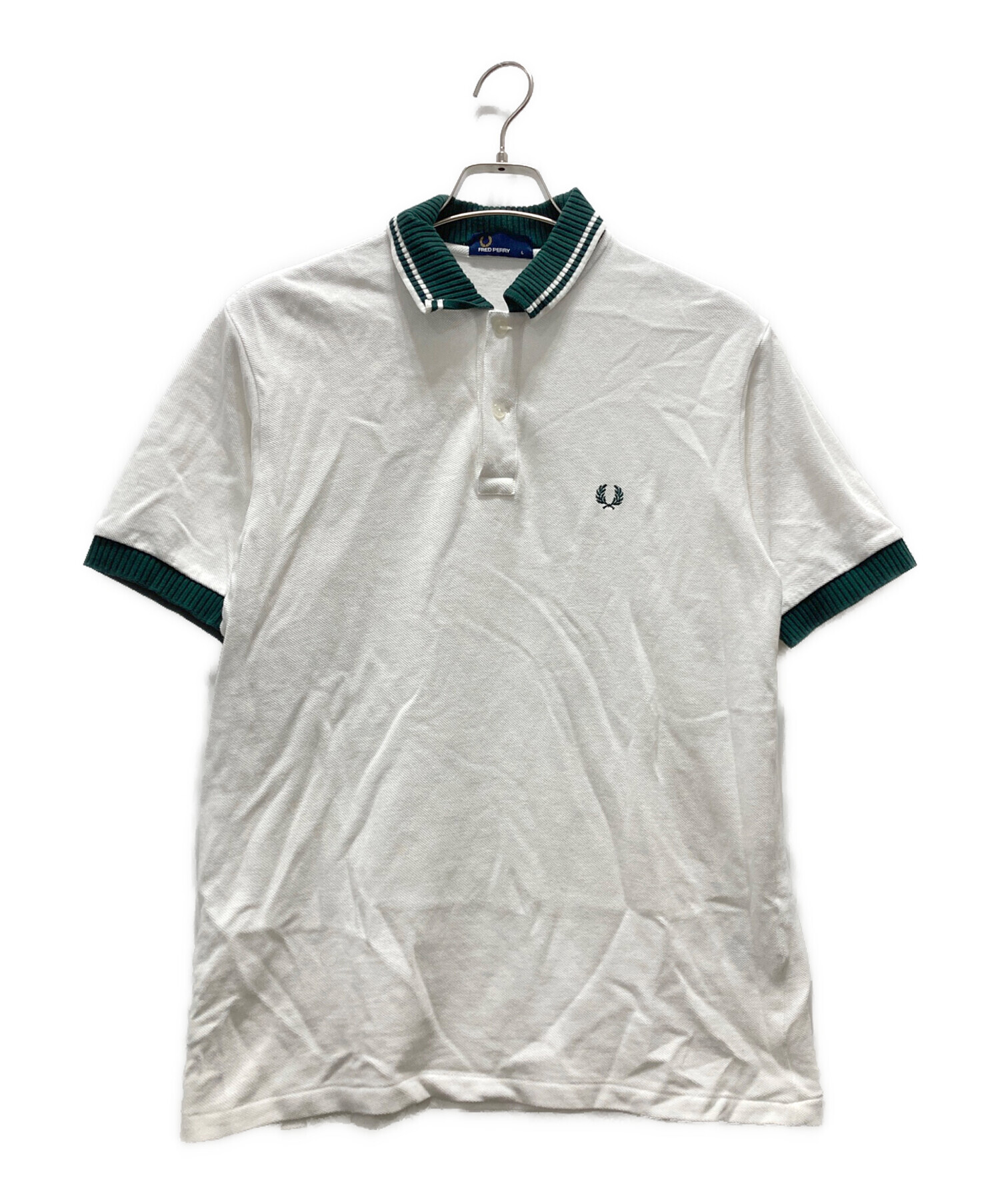 中古・古着通販】FRED PERRY (フレッドペリー) ポロシャツ ホワイト 