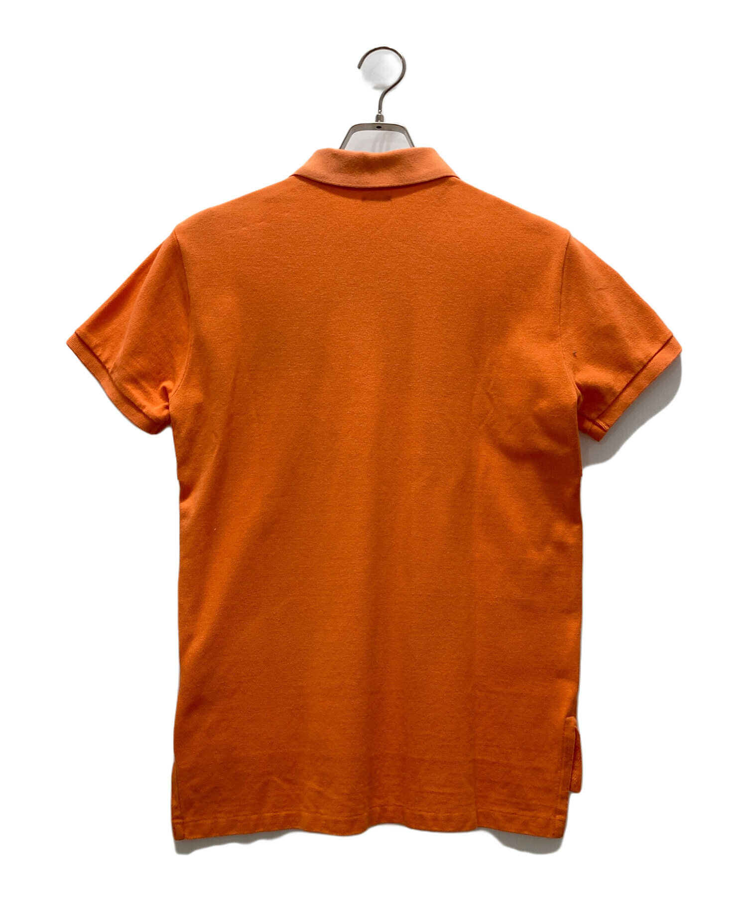 現行タグ【新品タグ付】ポロベア ラルフローレン 刺繍 ポロシャツ L オレンジ 中古・古着通販】POLO RALPH LAUREN (ポロ・ラルフローレン) 3連ロゴ