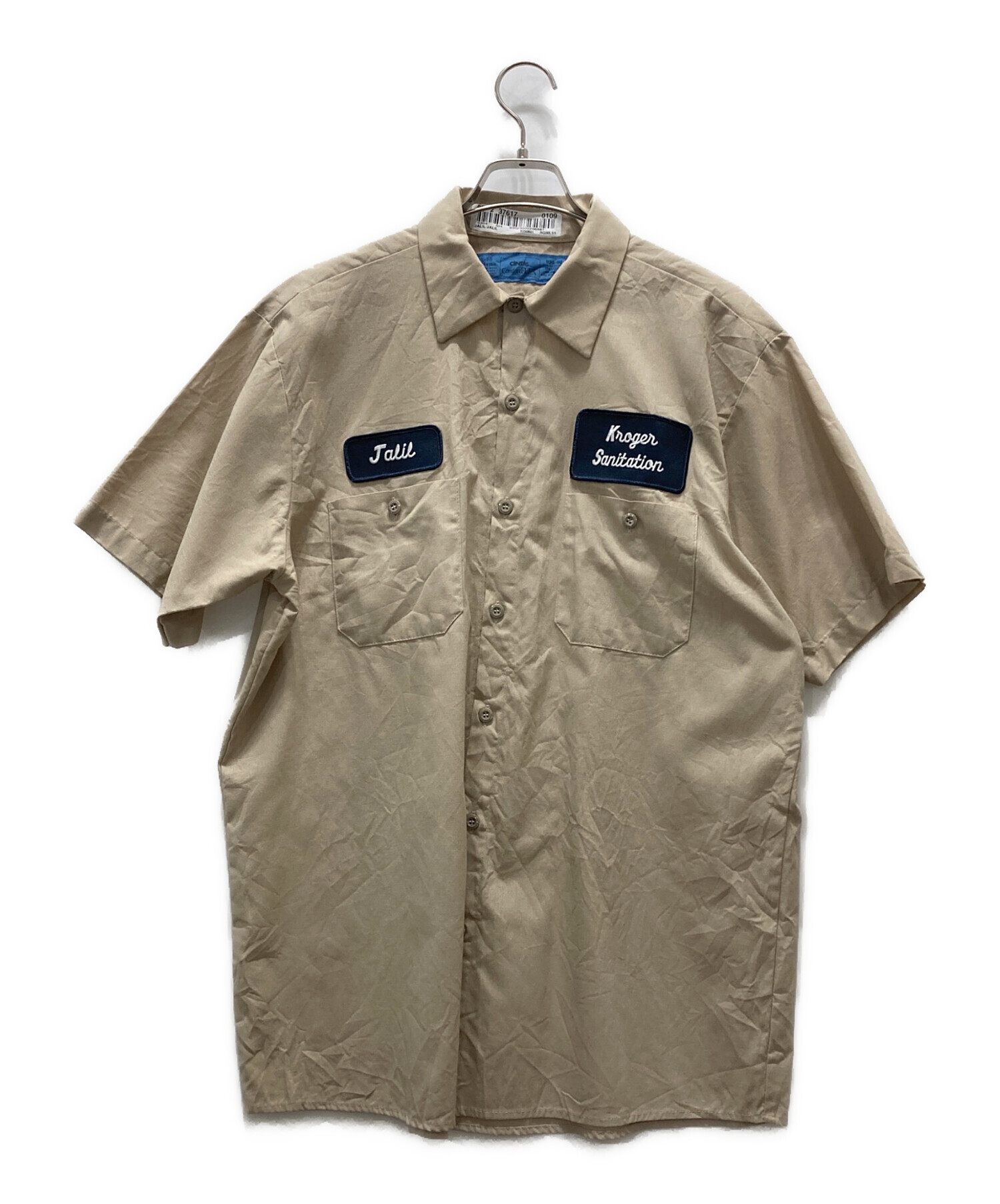 中古・古着通販】CINTAS (シンタス) ワークシャツ ベージュ サイズ:L