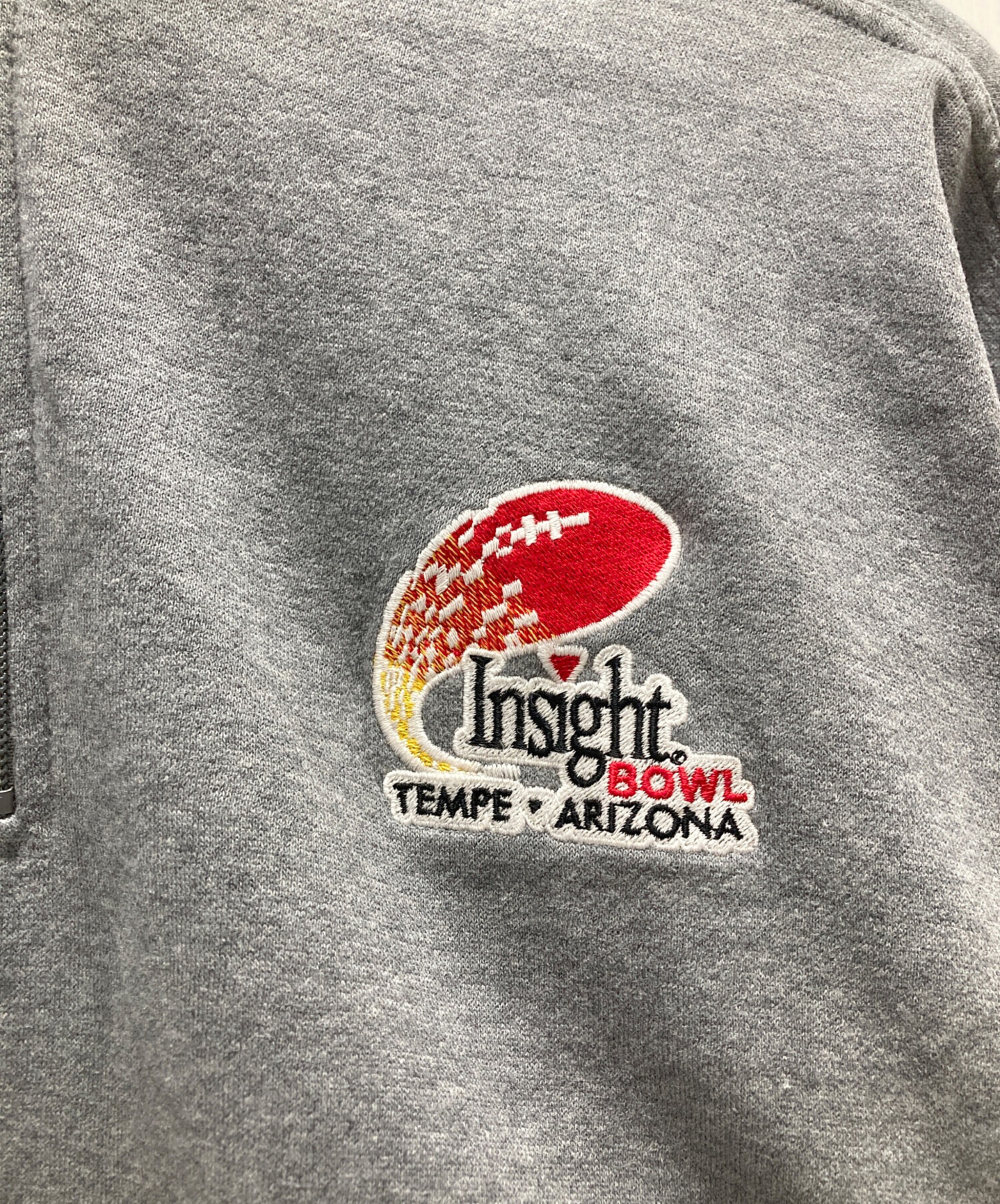 NIKE ナイキ ロゴ ハーフジップ スウェット トレーナー 古着 NIKE ナイキ スウェット ハーフジップ 刺繍ロゴ ワンポイントロゴ 90s