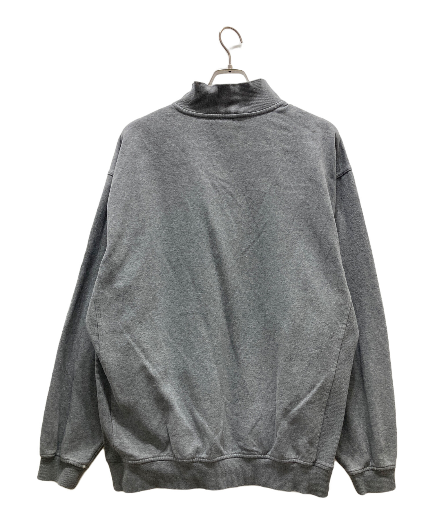 中古・古着通販】NIKE (ナイキ) ハーフジップスウェット グレー サイズ