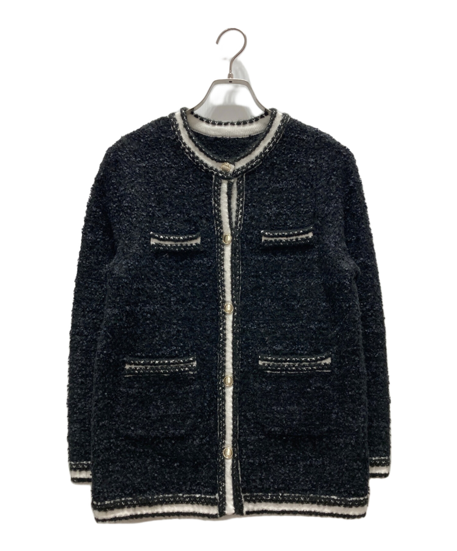 マイストラーダ　ラメニットジャケット Mystrada（マイストラーダ）の「ラメニットジャケット（ニット