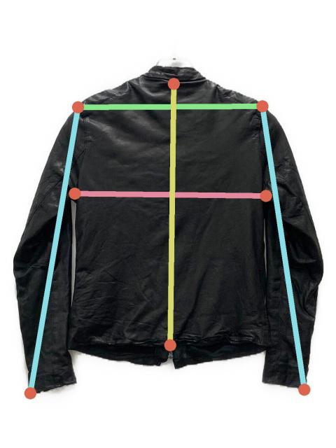 中古・古着通販】sisii (シシ) シングルライダースレザージャケット
