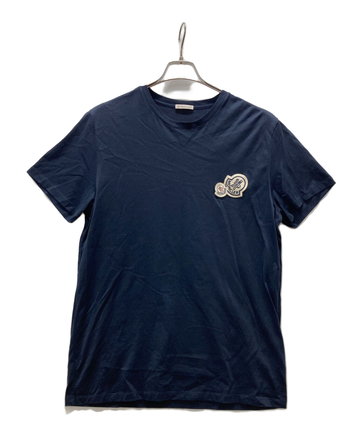 中古・古着通販】MONCLER (モンクレール) MAGLIA T-SHIRT ネイビー 